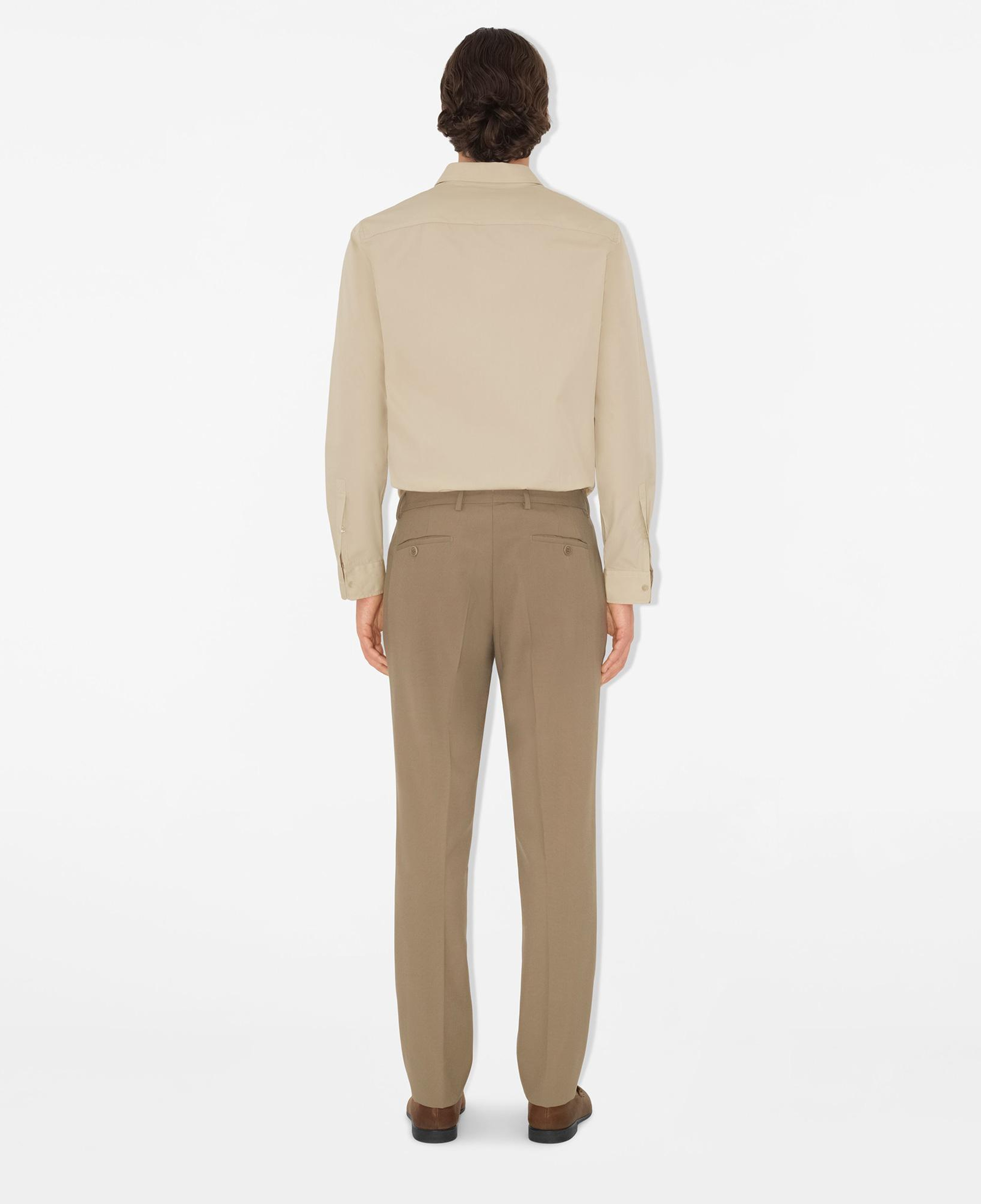 Burberry Wool Tailored Erkek Bej Pantolon