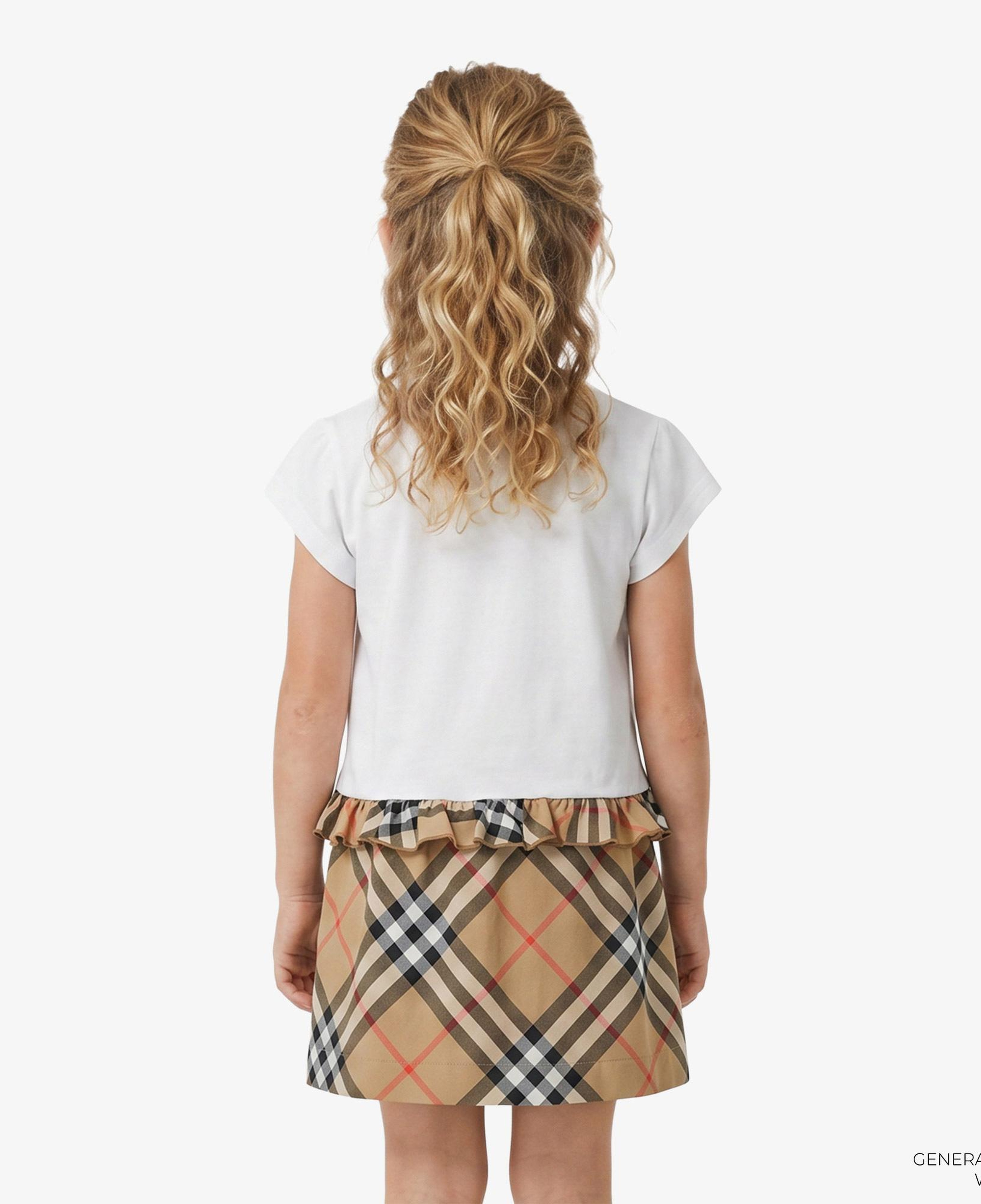 Burberry Roxy Frıll Çocuk Beyaz T-Shirt