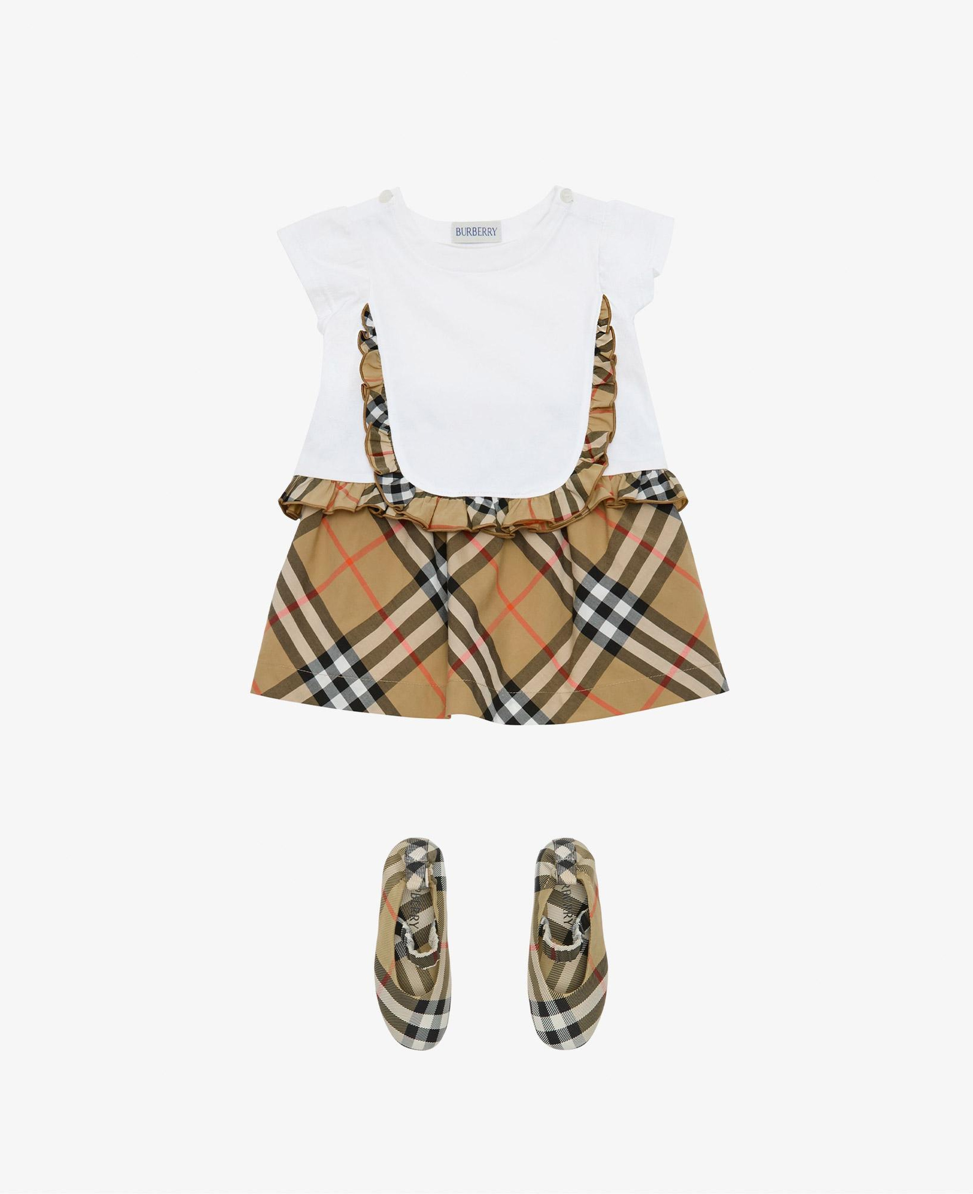 Burberry Roxy Frıll Çocuk Beyaz T-Shirt