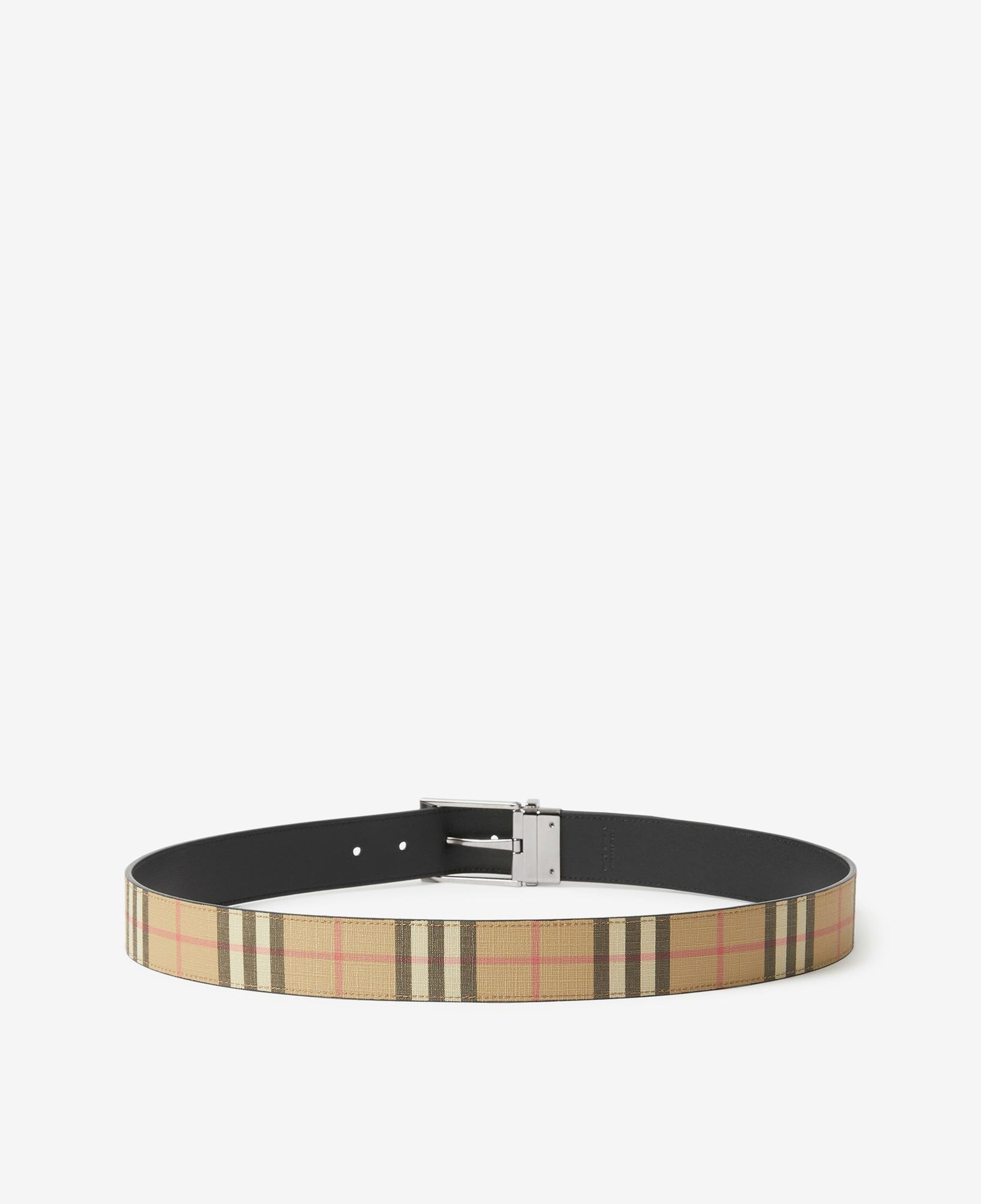 Burberry Louis35 And Leather Reversible Erkek Bej Kemer