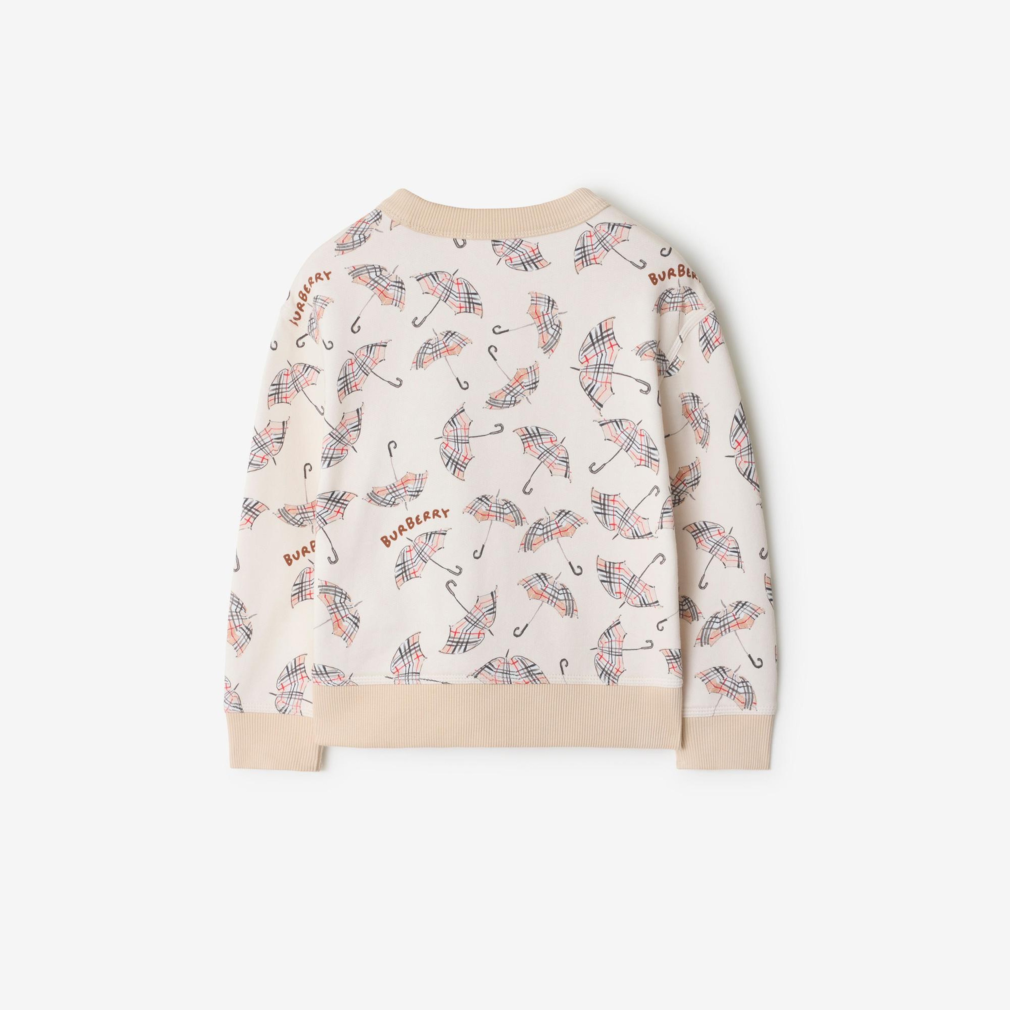 Burberry Çocuk Beyaz Sweatshirt