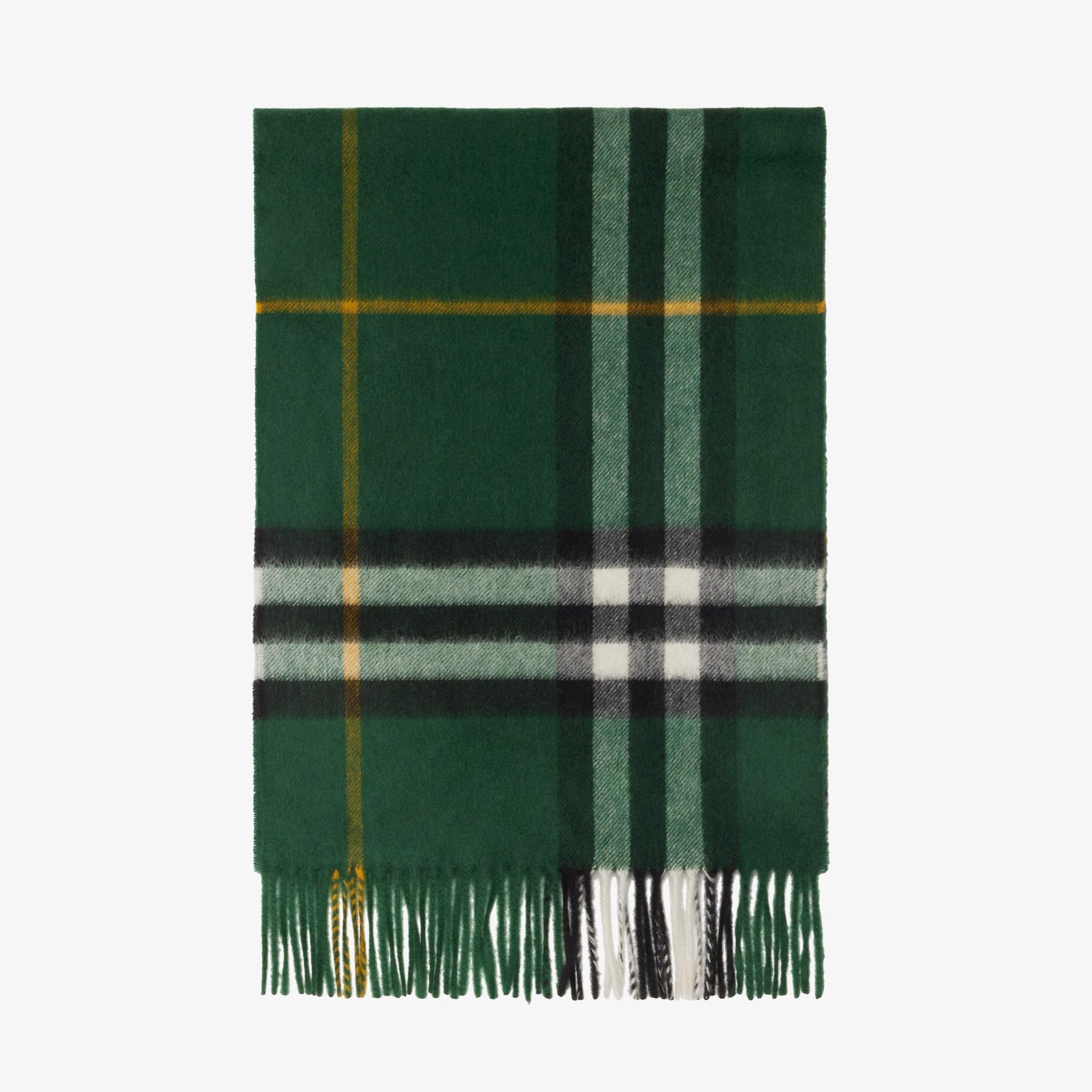 Burberry Check Kaşmir Kadın Yeşil Atkı