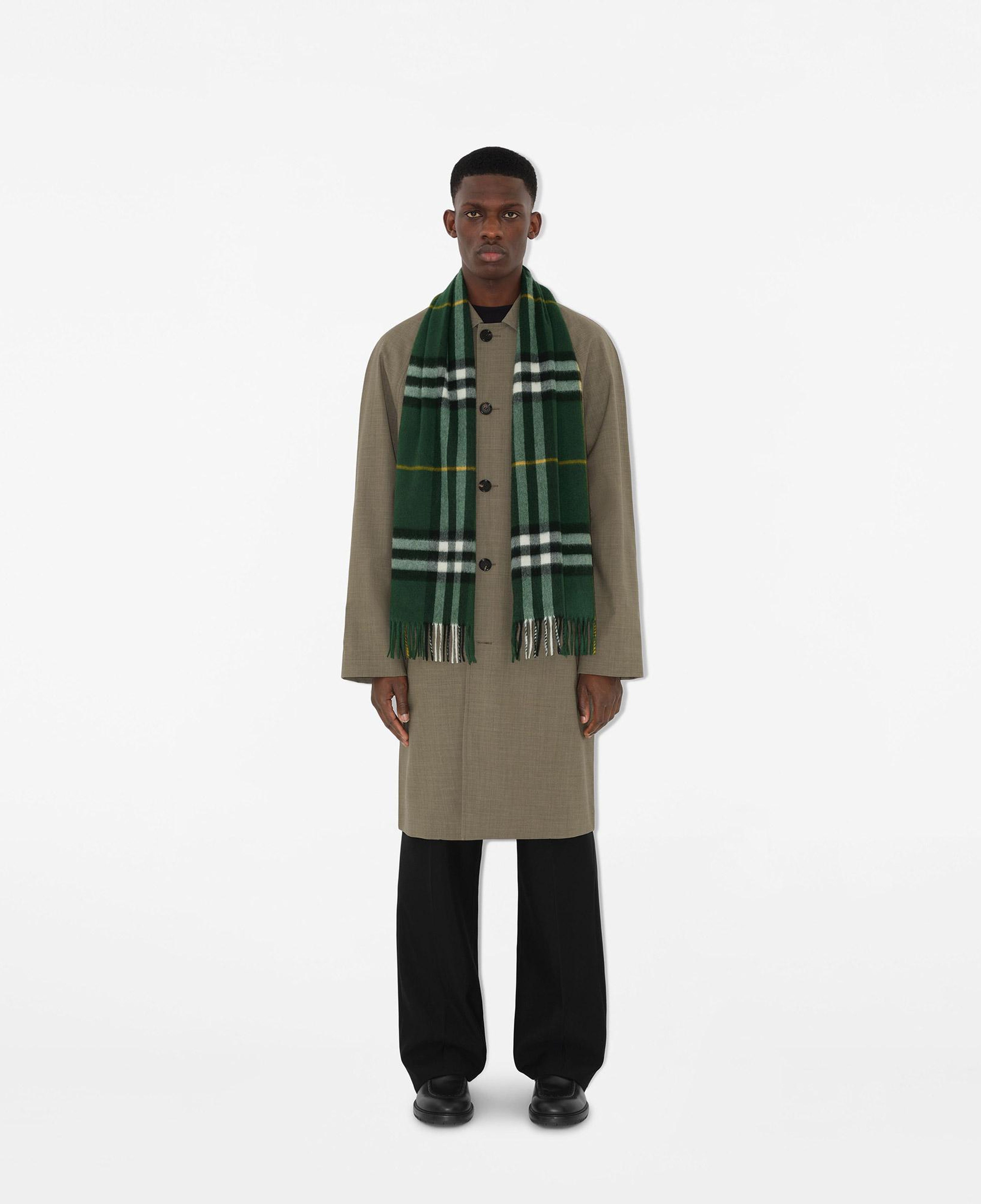 Burberry Check Kaşmir Kadın Yeşil Atkı