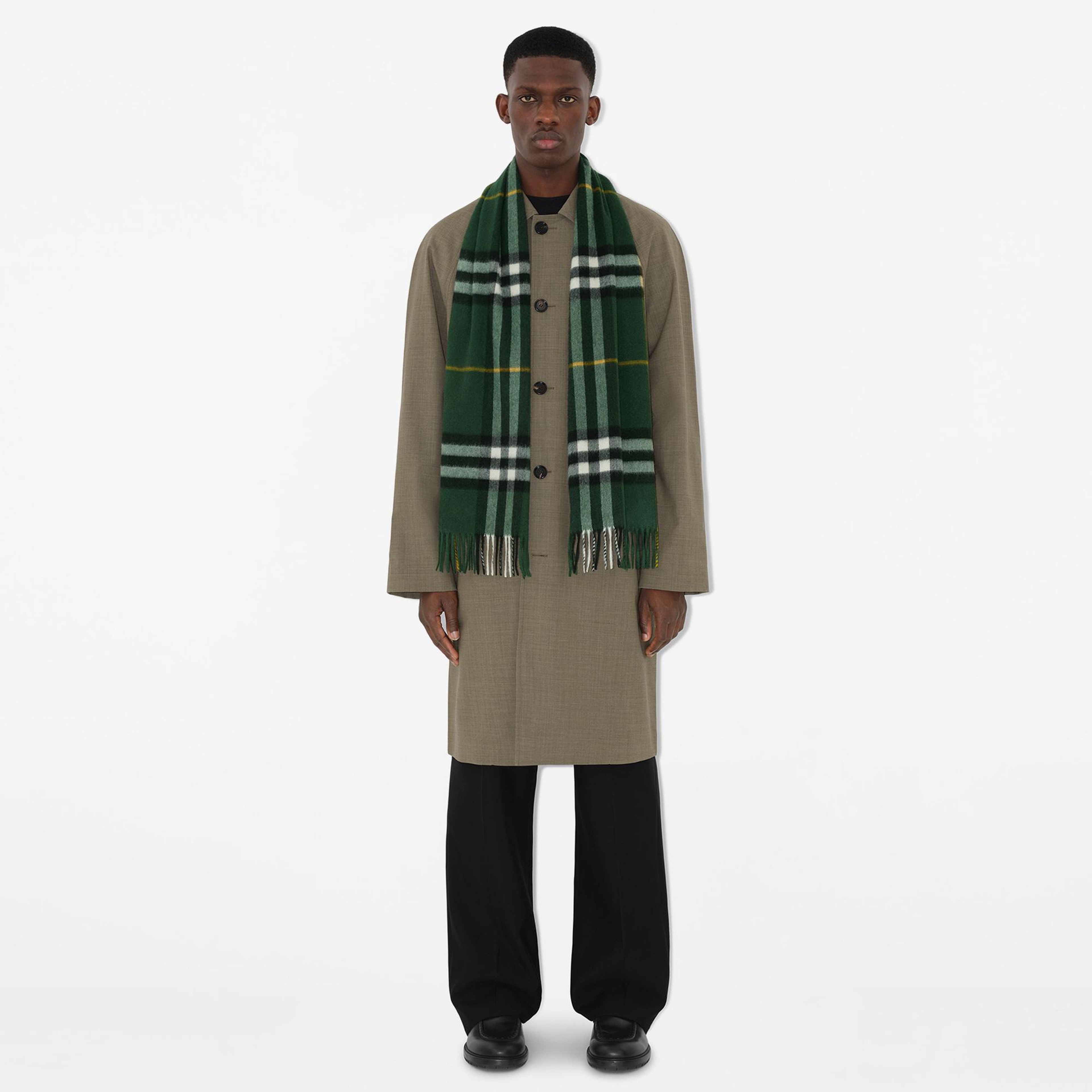 Burberry Check Kaşmir Kadın Yeşil Atkı