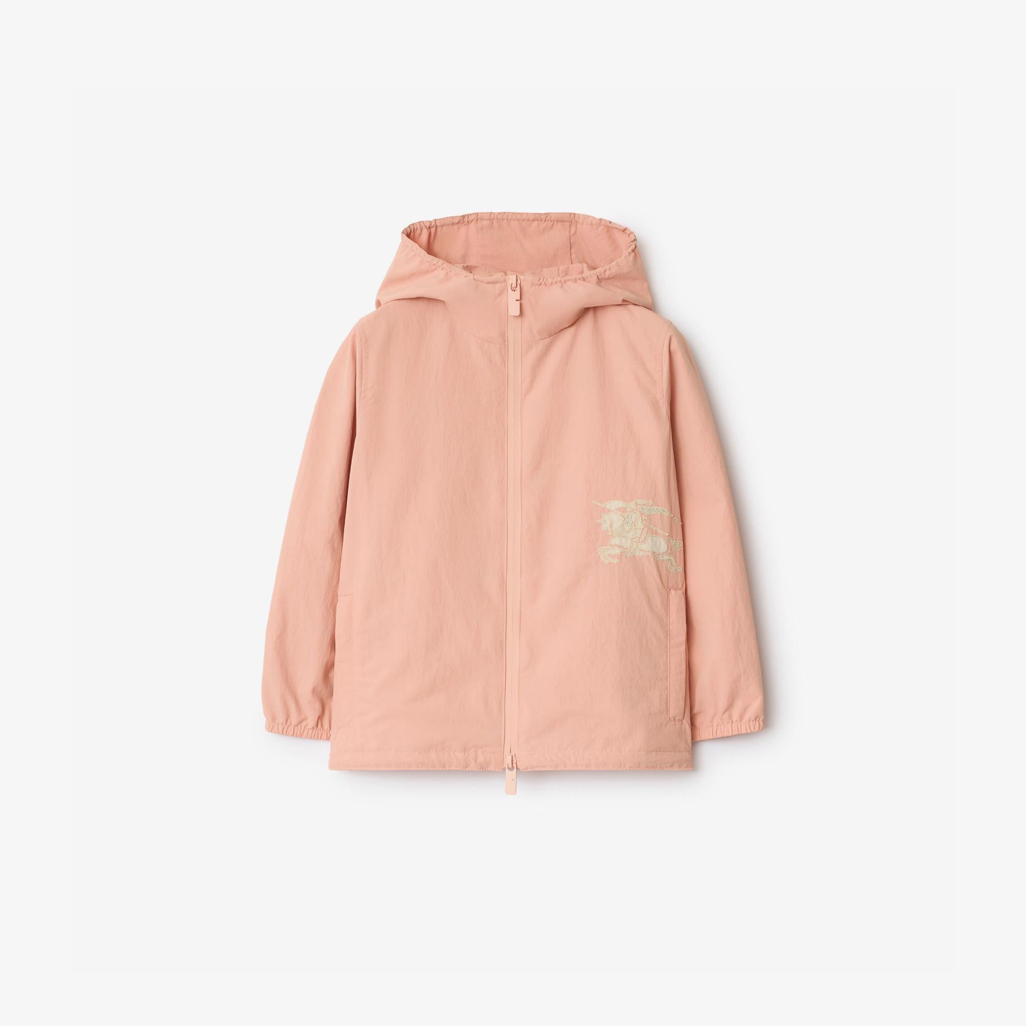 Burberry Roman Nylon Hooded Çocuk Pembe Mont
