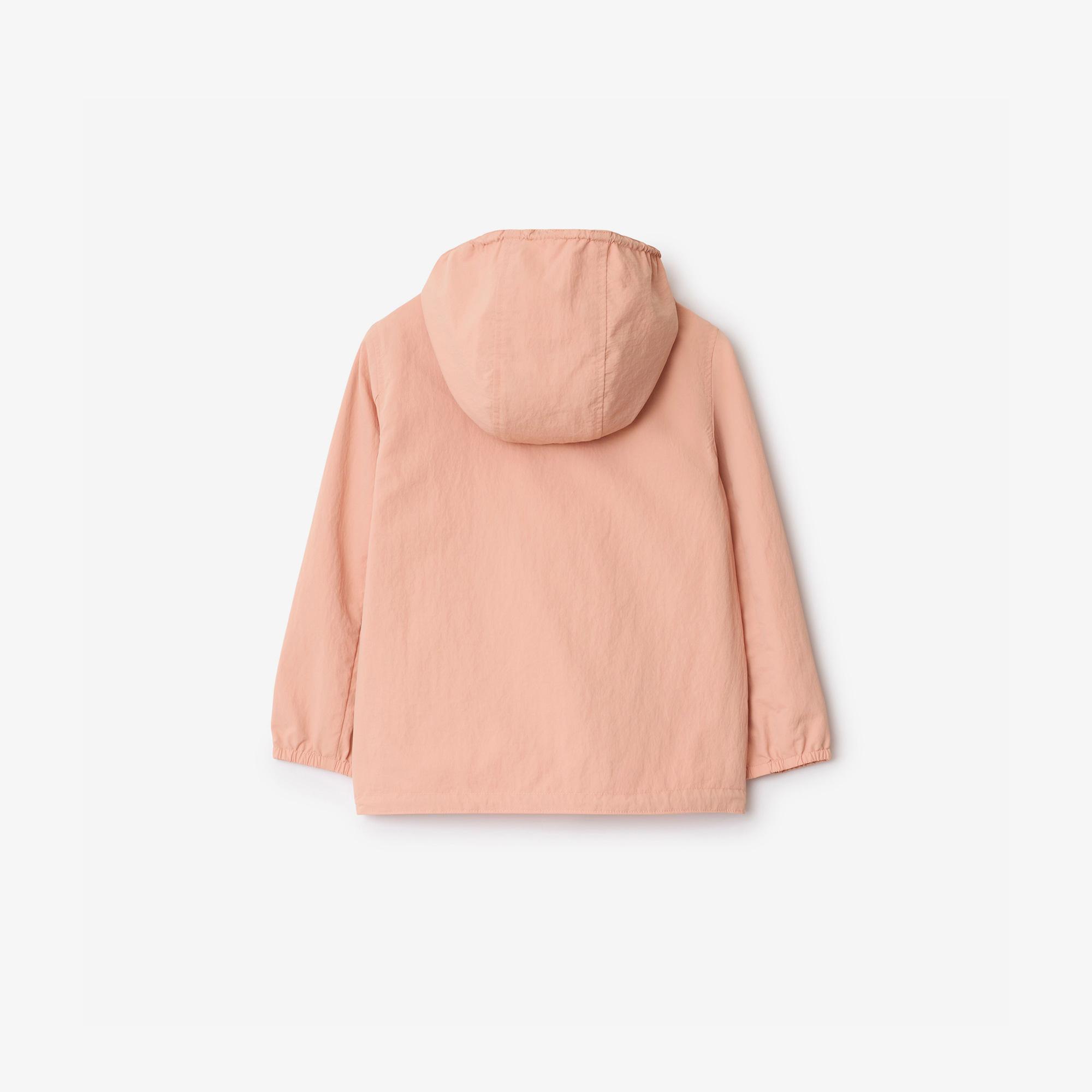 Burberry Roman Nylon Hooded Çocuk Pembe Mont