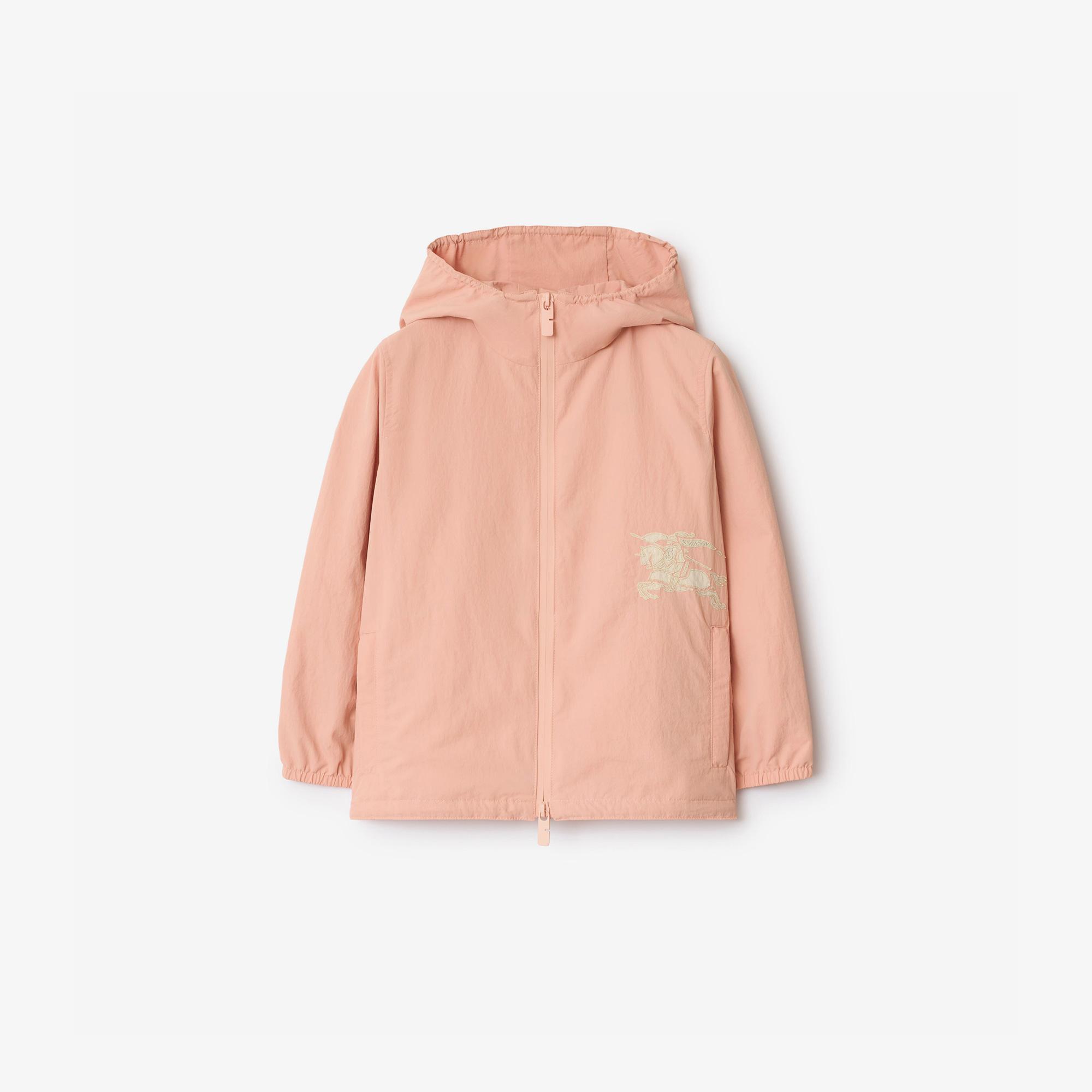Burberry Roman Nylon Hooded Çocuk Pembe Mont