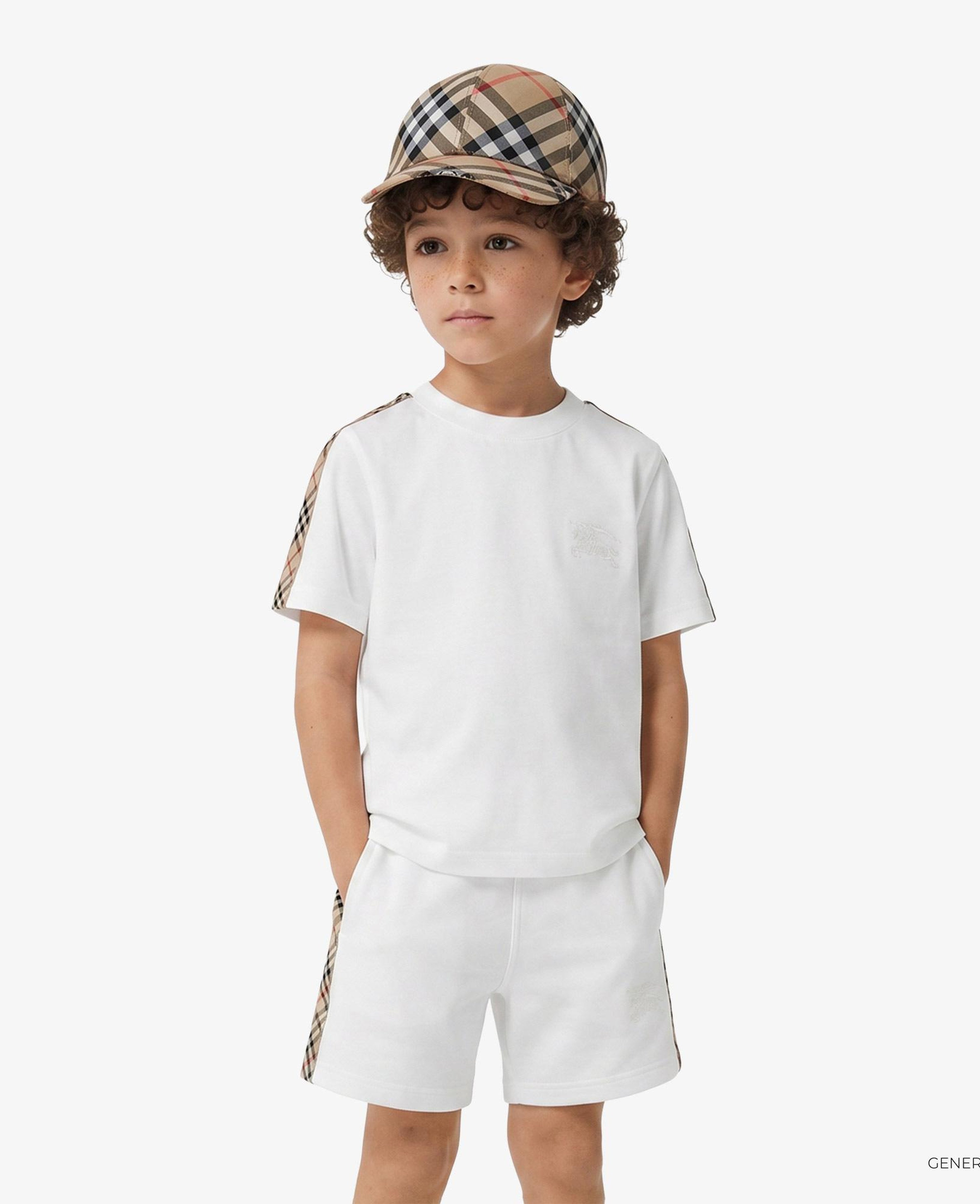 Burberry Çocuk Beyaz T-Shirt