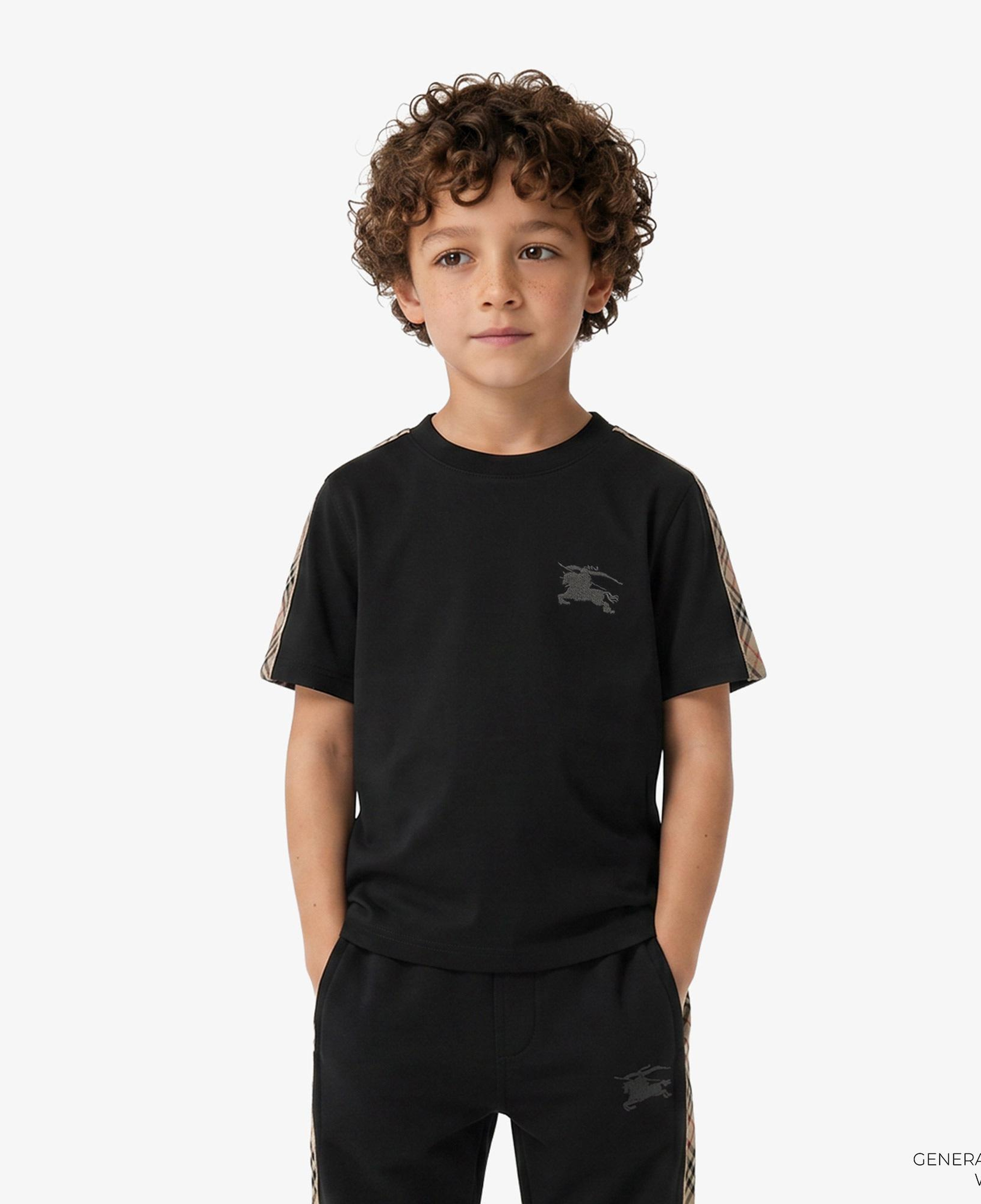 Burberry Çocuk Siyah T-Shirt