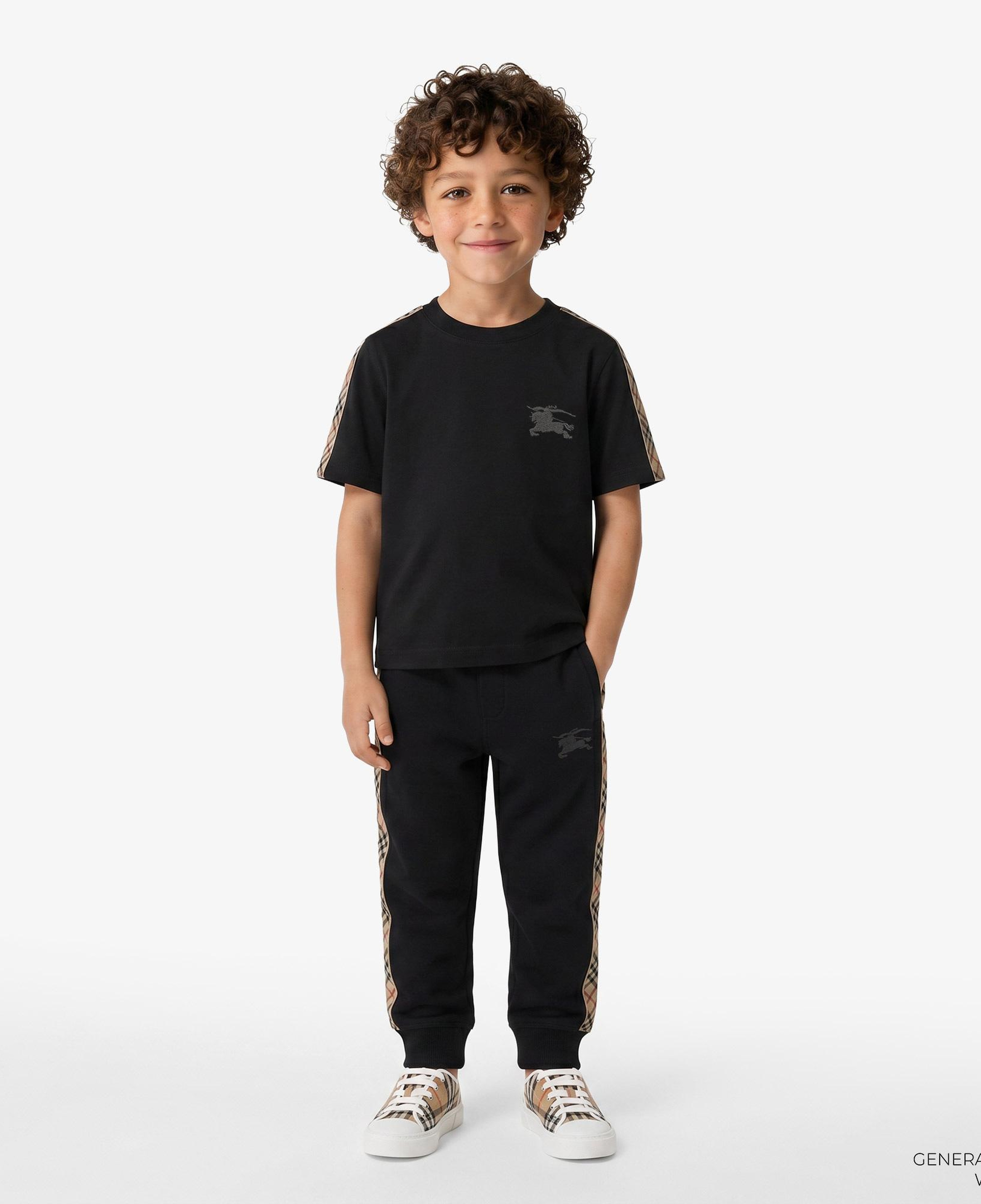 Burberry Çocuk Siyah T-Shirt