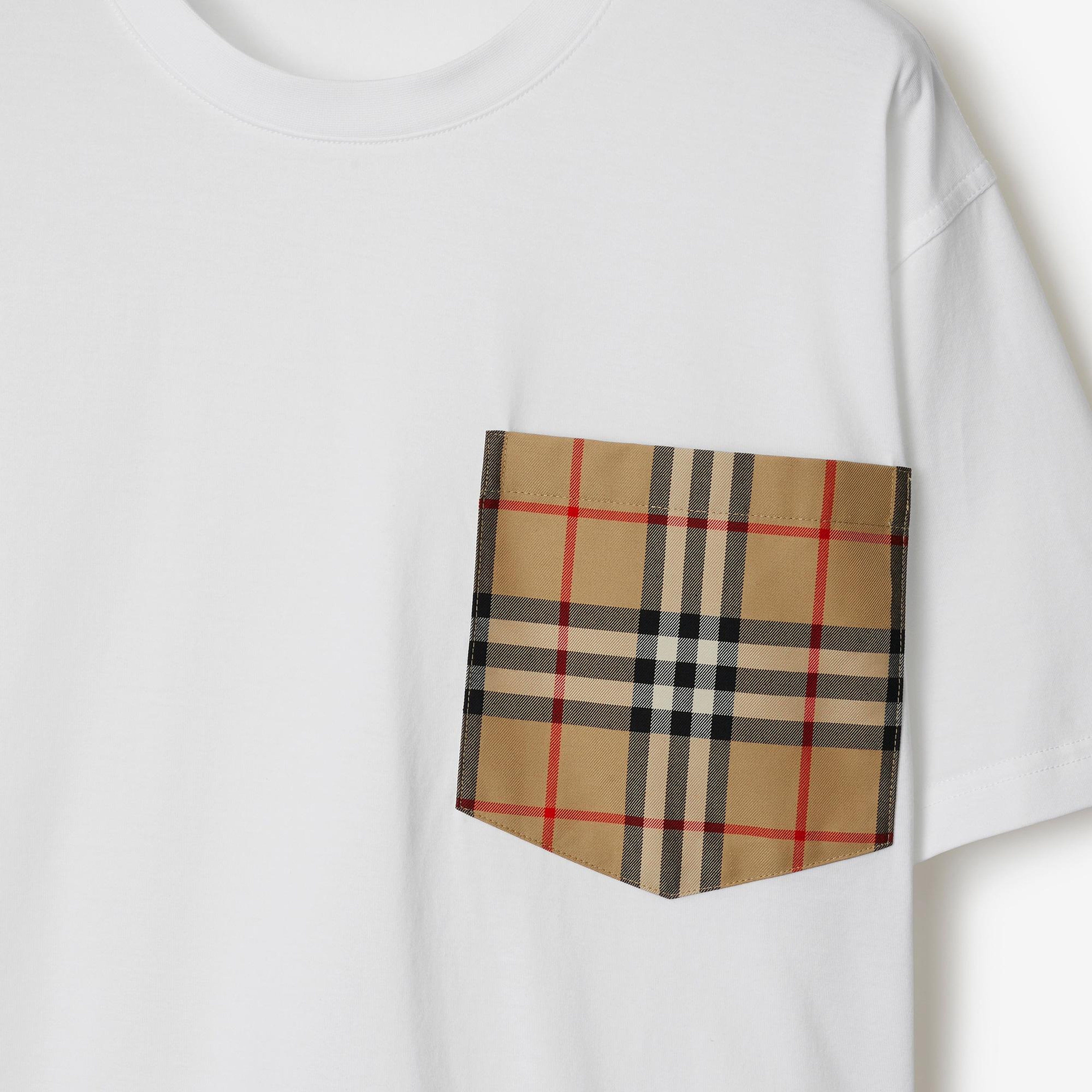 Burberry Kadın Beyaz T-Shirt