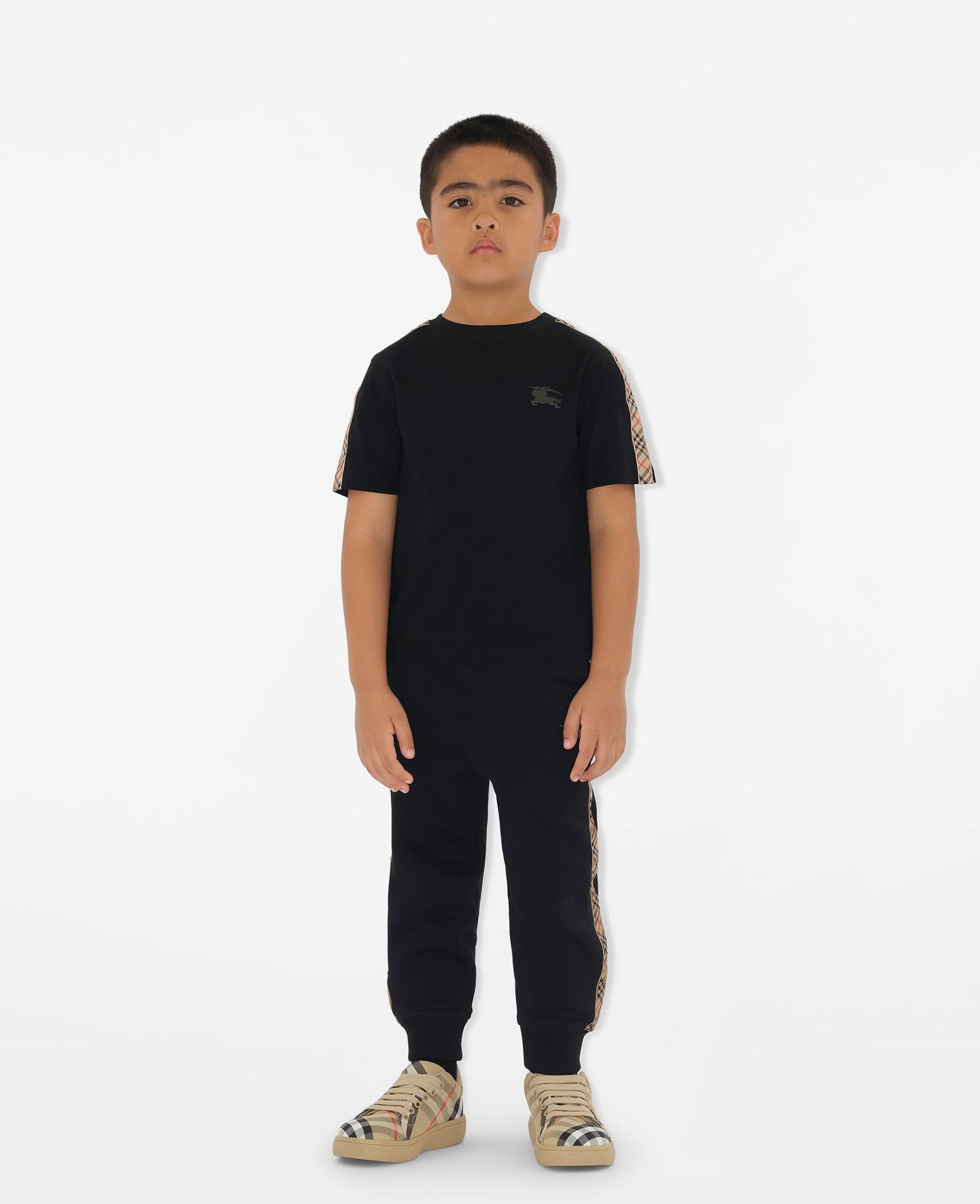 Burberry Çocuk Siyah T-Shirt