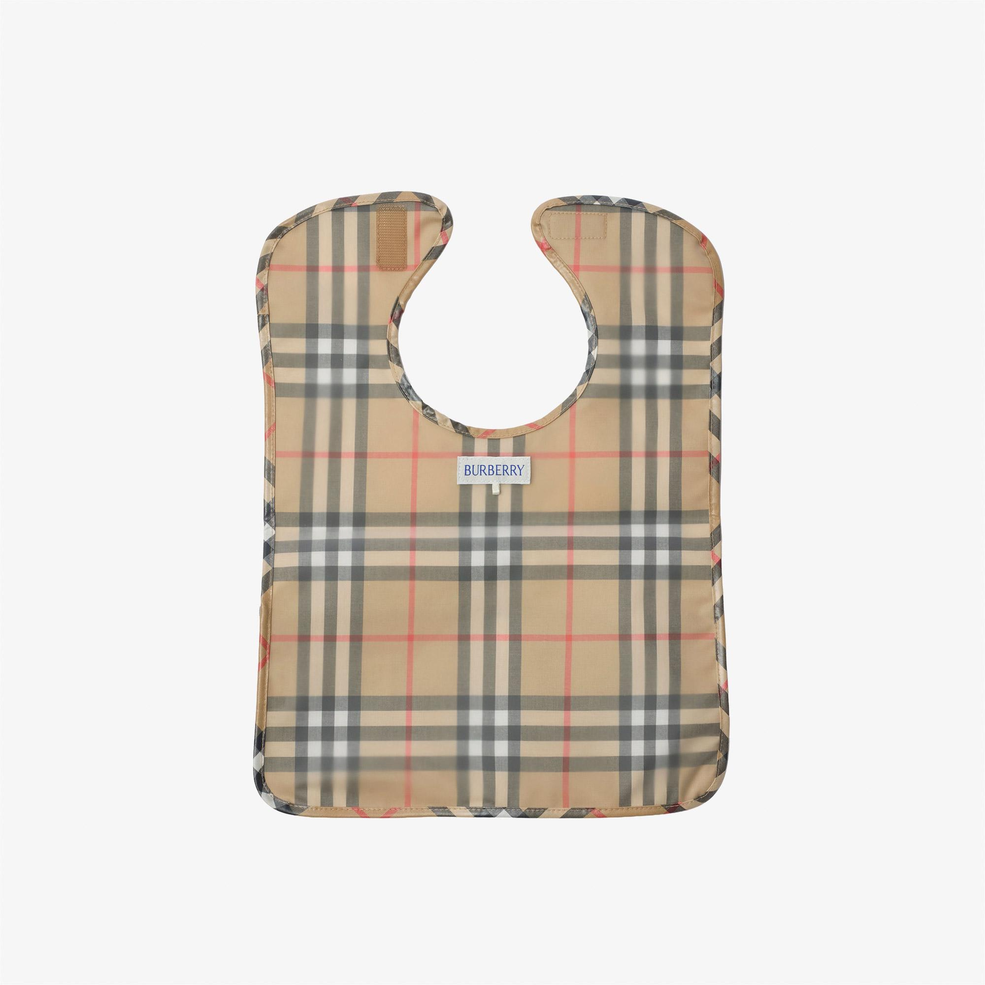 Burberry Wesley Check Çocuk Bej Mama Önlüğü