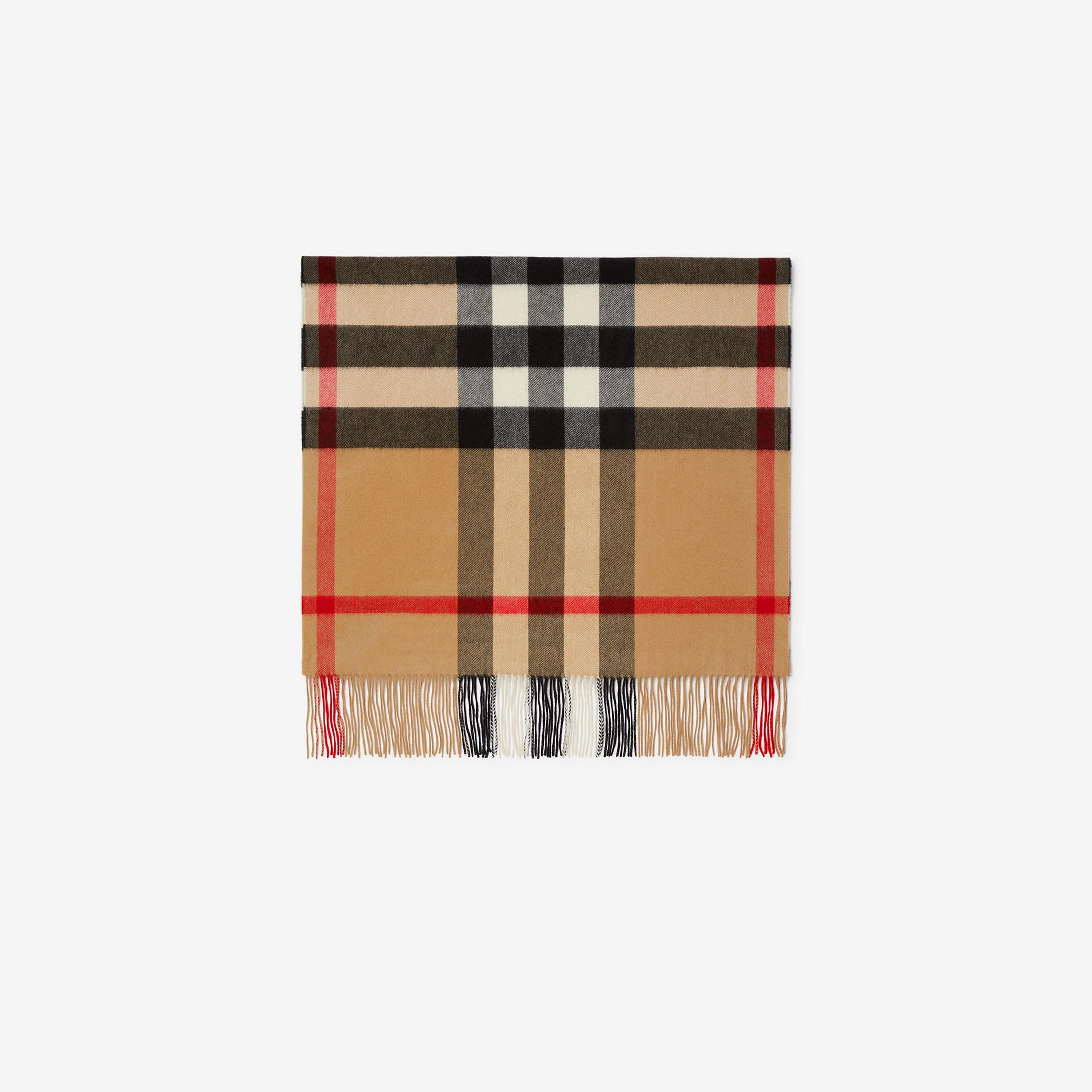 Burberry Ovs Hmga Cashmere Kadın Bej Atkı