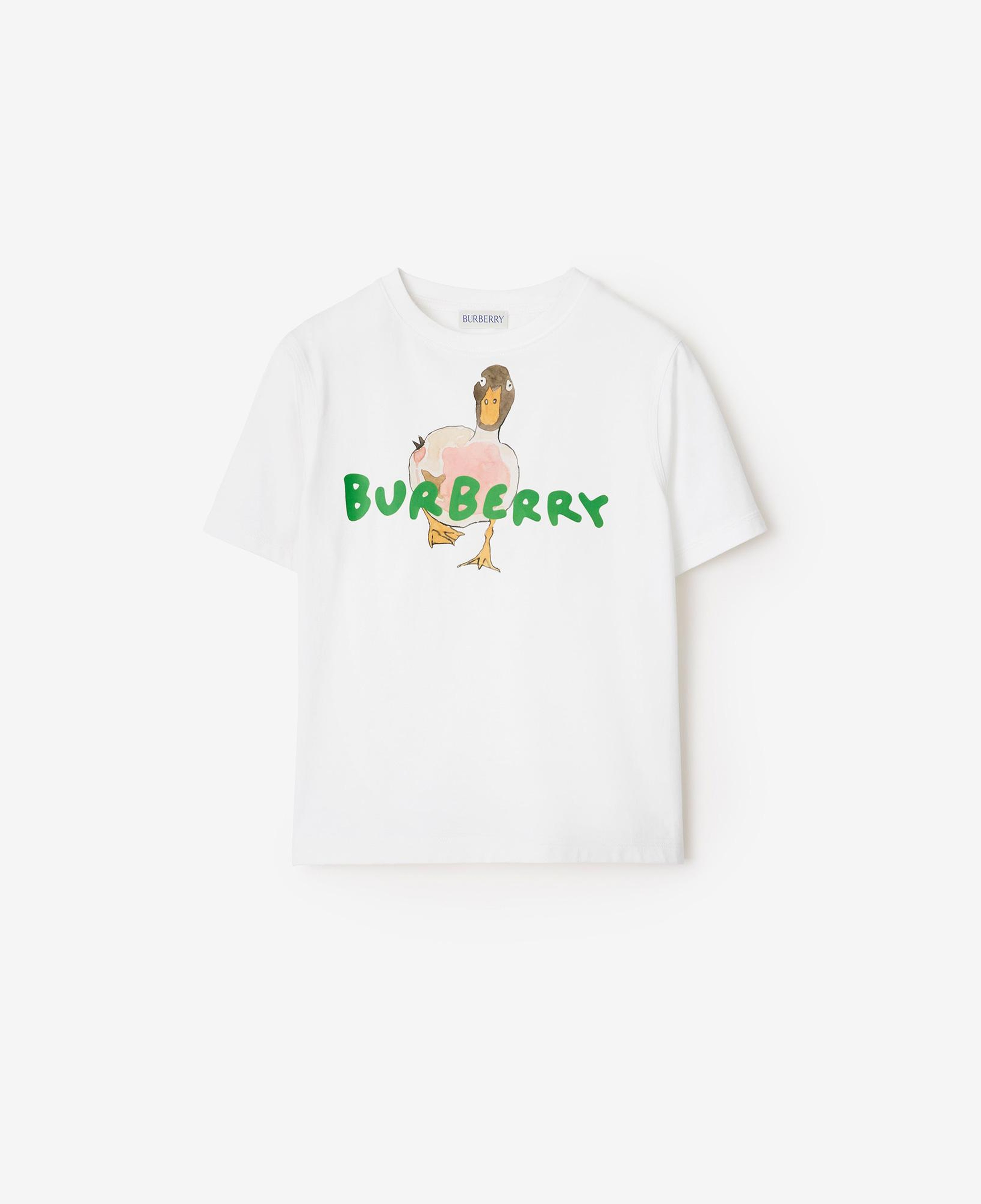 Burberry Çocuk Beyaz T-Shirt