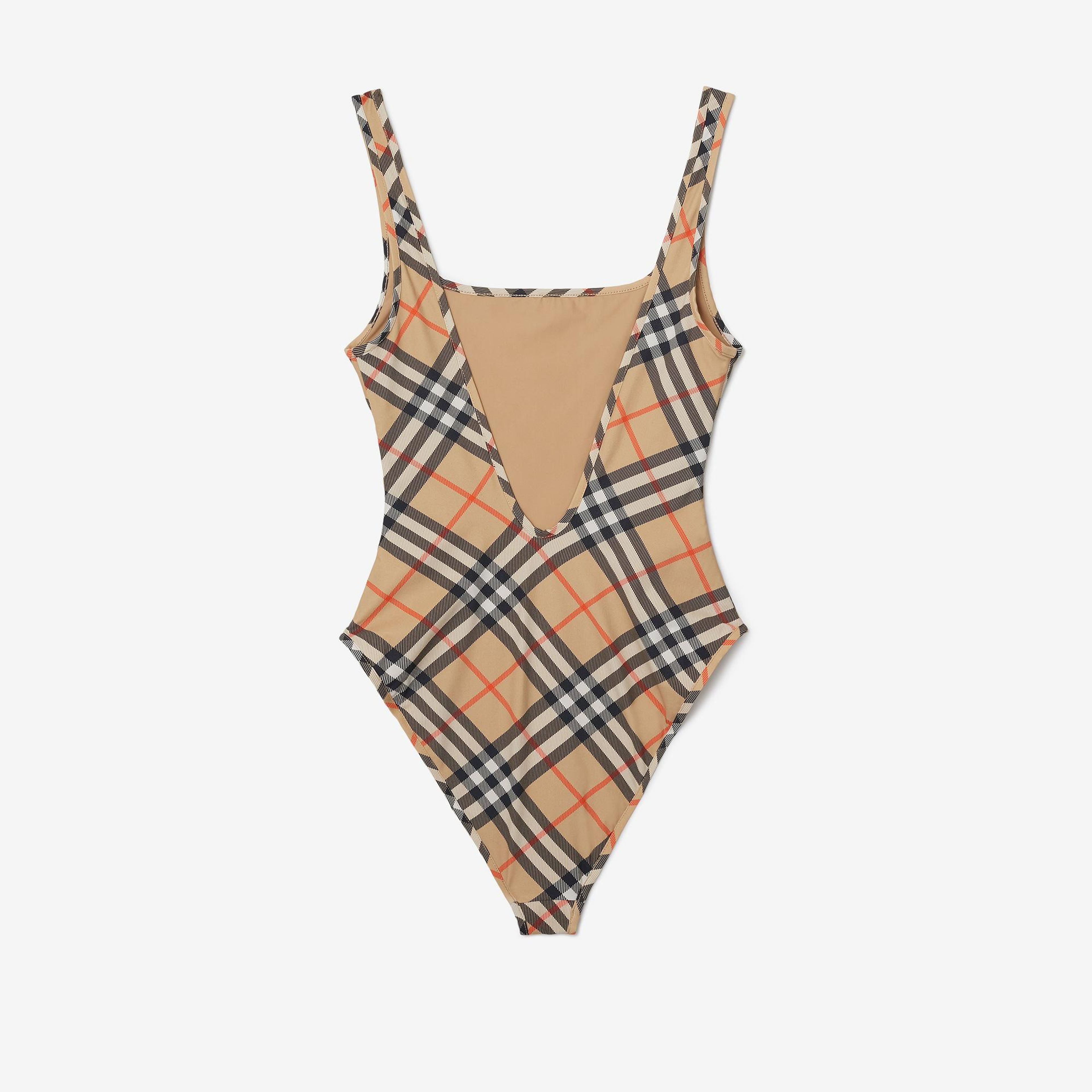 Burberry Check Kadın Bej Mayo