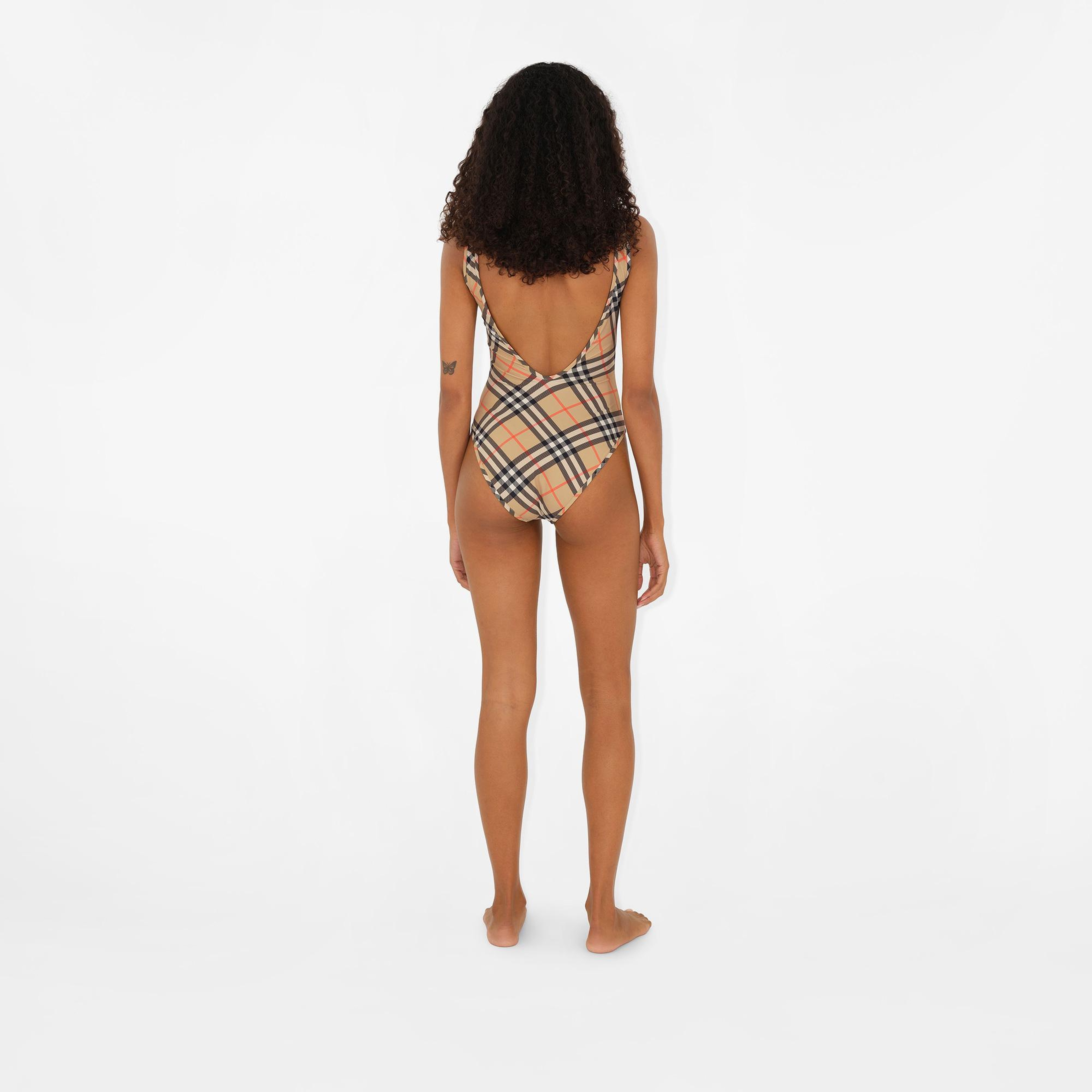 Burberry Check Kadın Bej Mayo