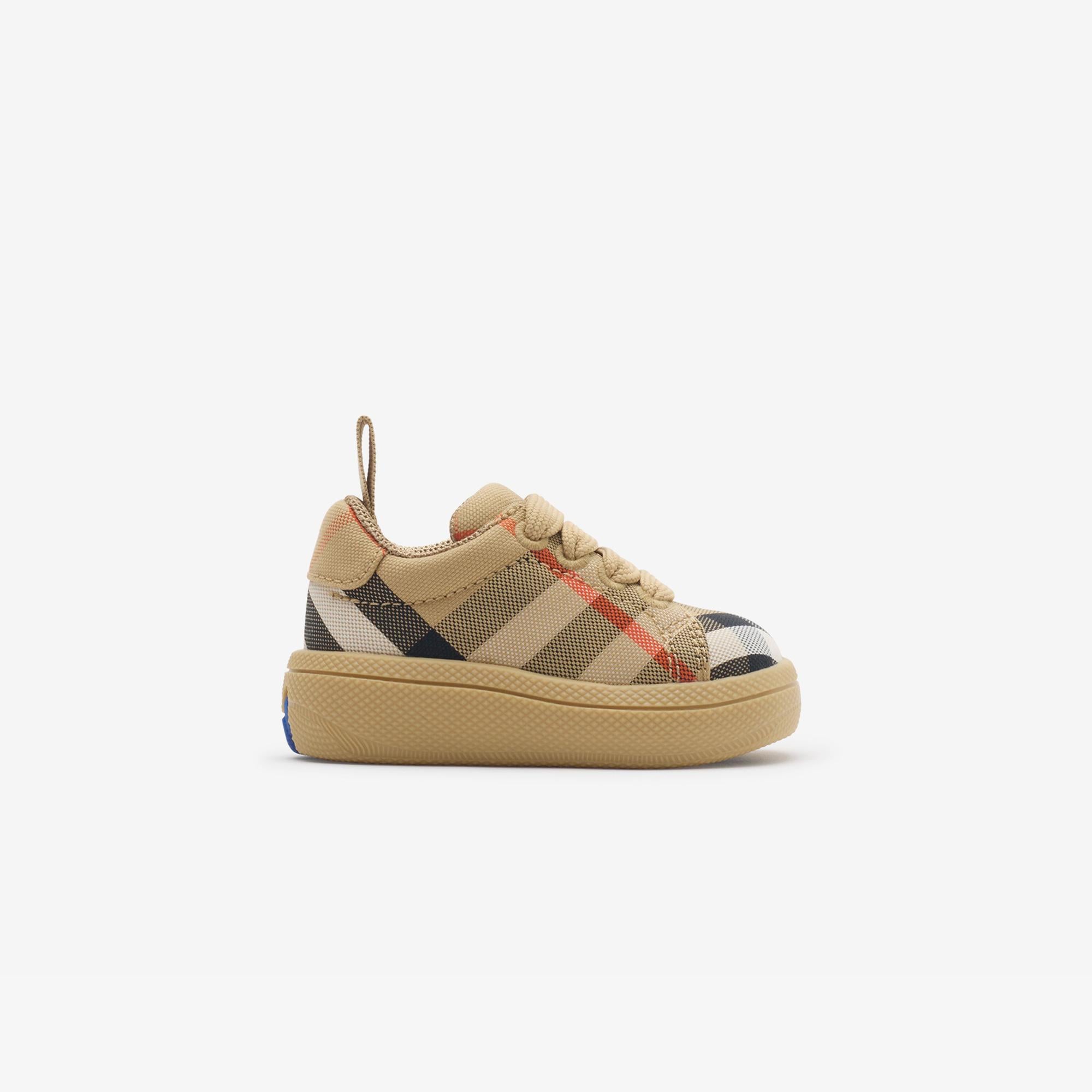 Burberry Cambridge Check Çocuk Bej Sneaker