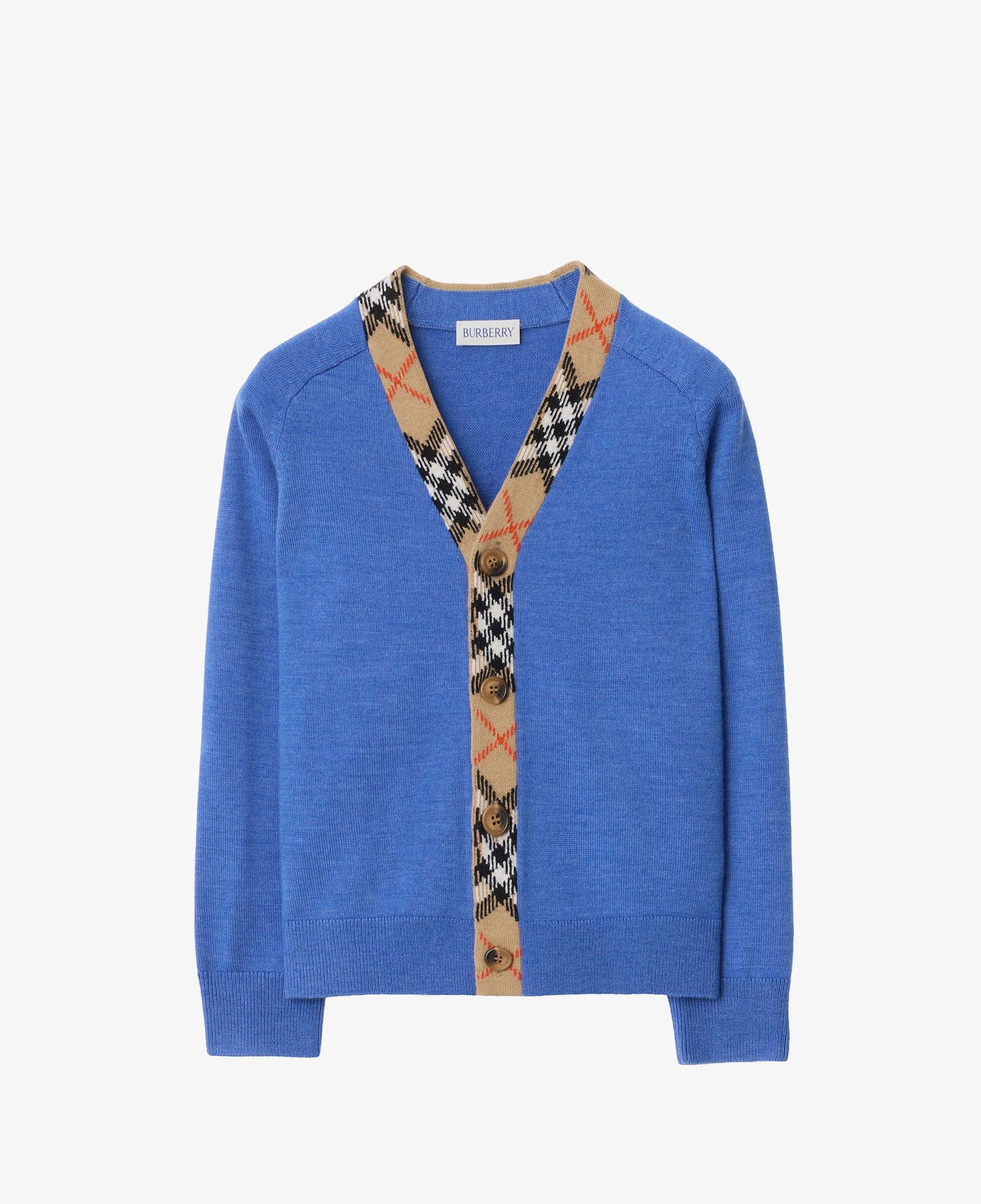 Burberry Lavenham Çocuk Mavi Hırka