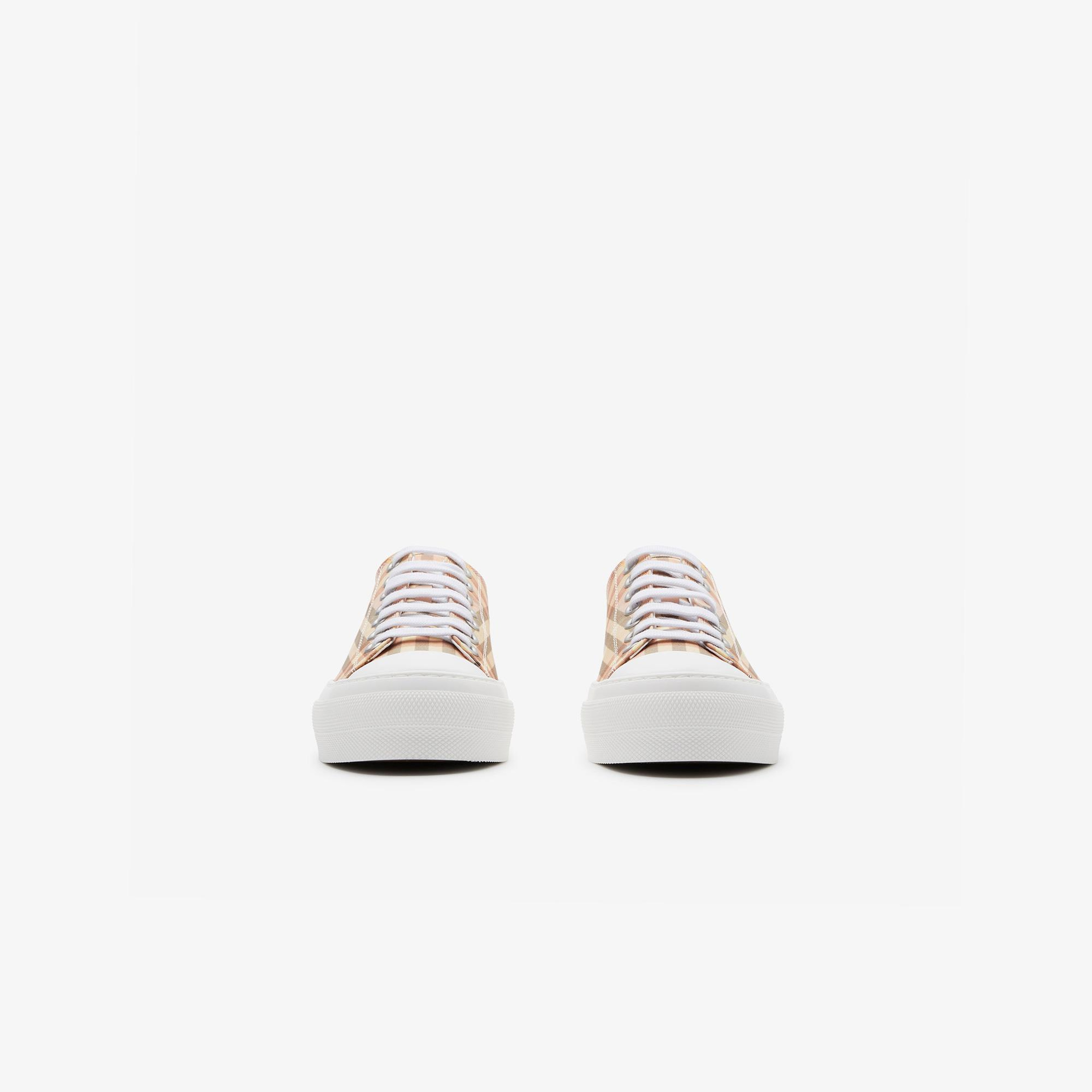 Burberry Tnr Jack L Low Kadın Krem Sneaker