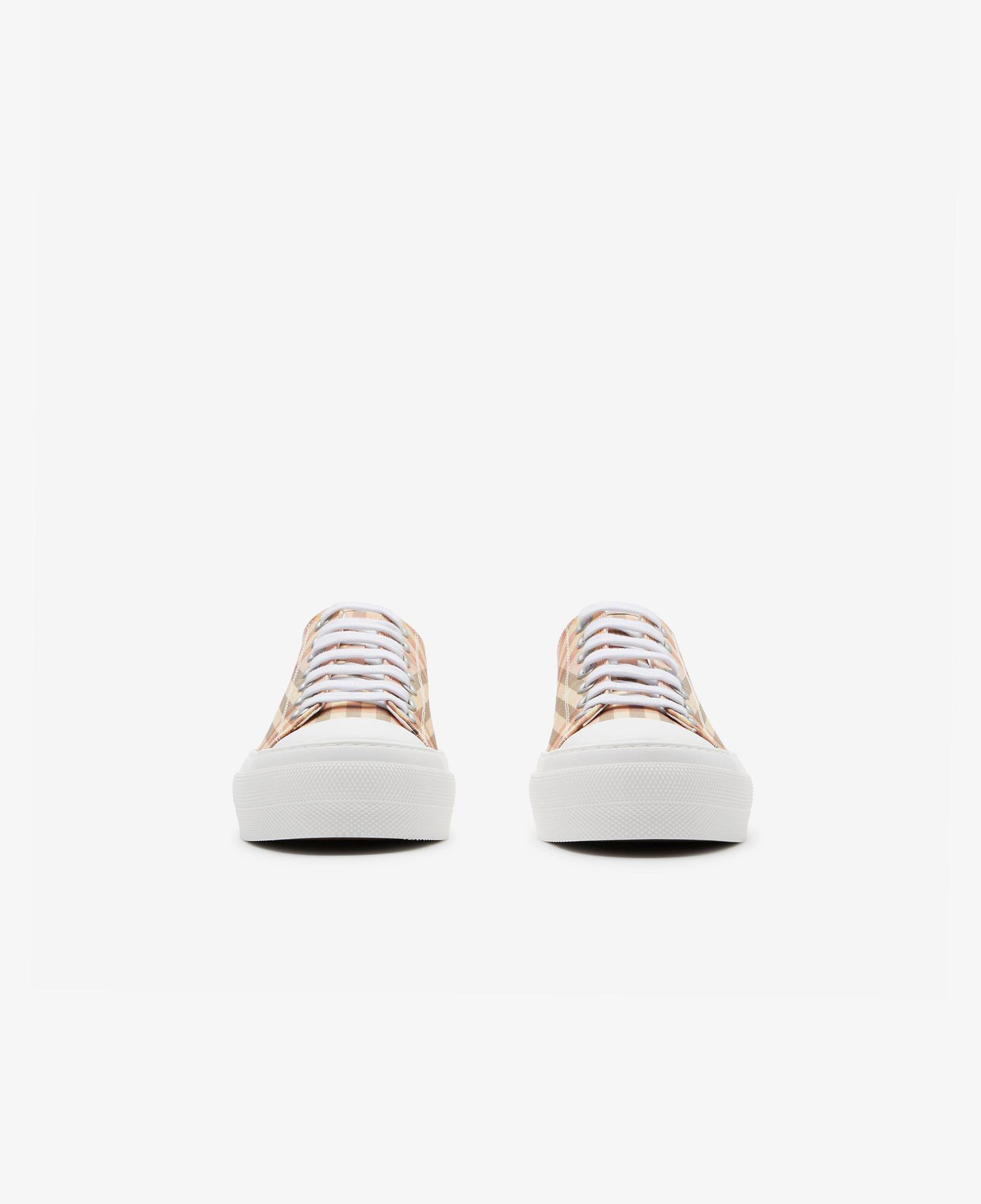 Burberry Tnr Jack L Low Kadın Krem Sneaker