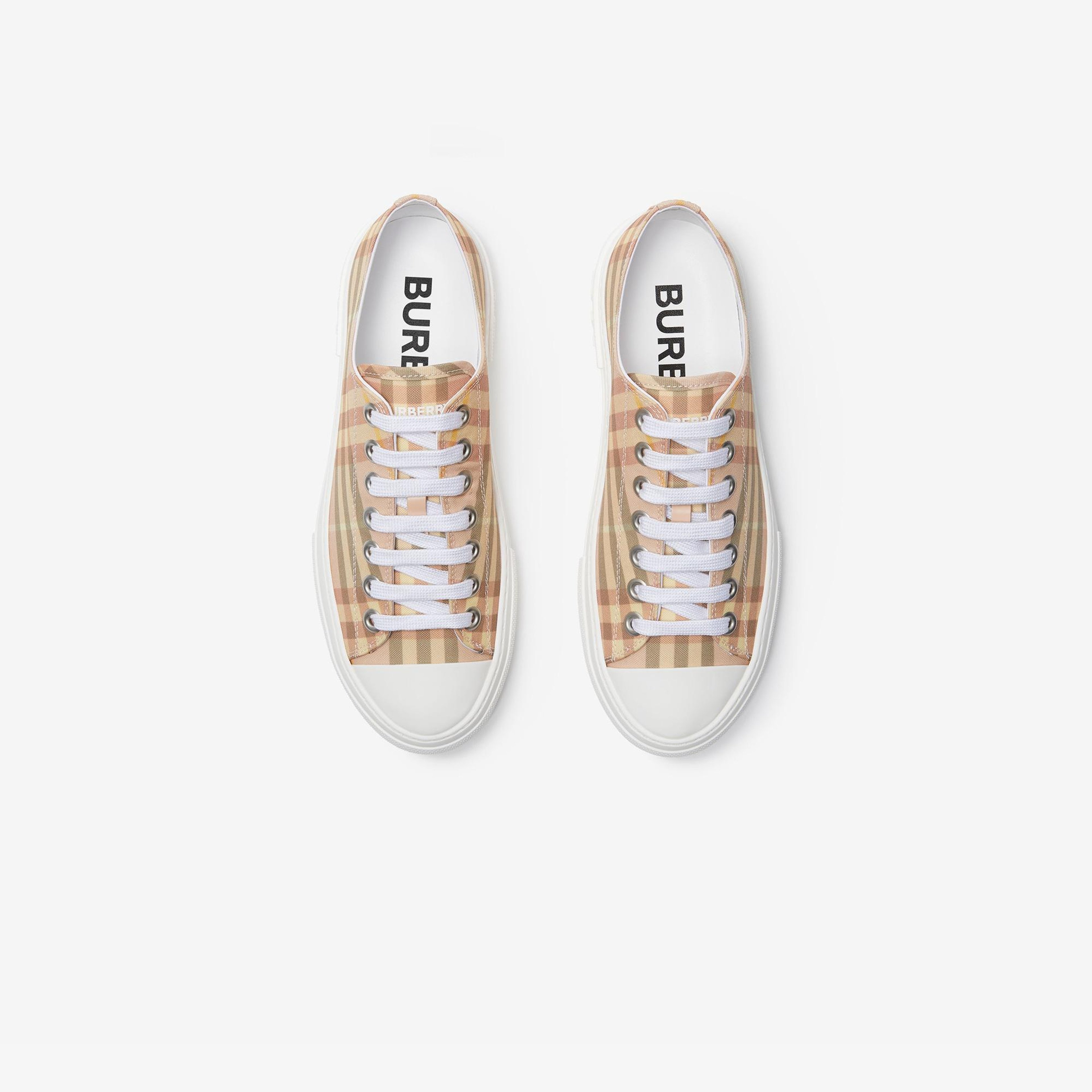 Burberry Tnr Jack L Low Kadın Krem Sneaker