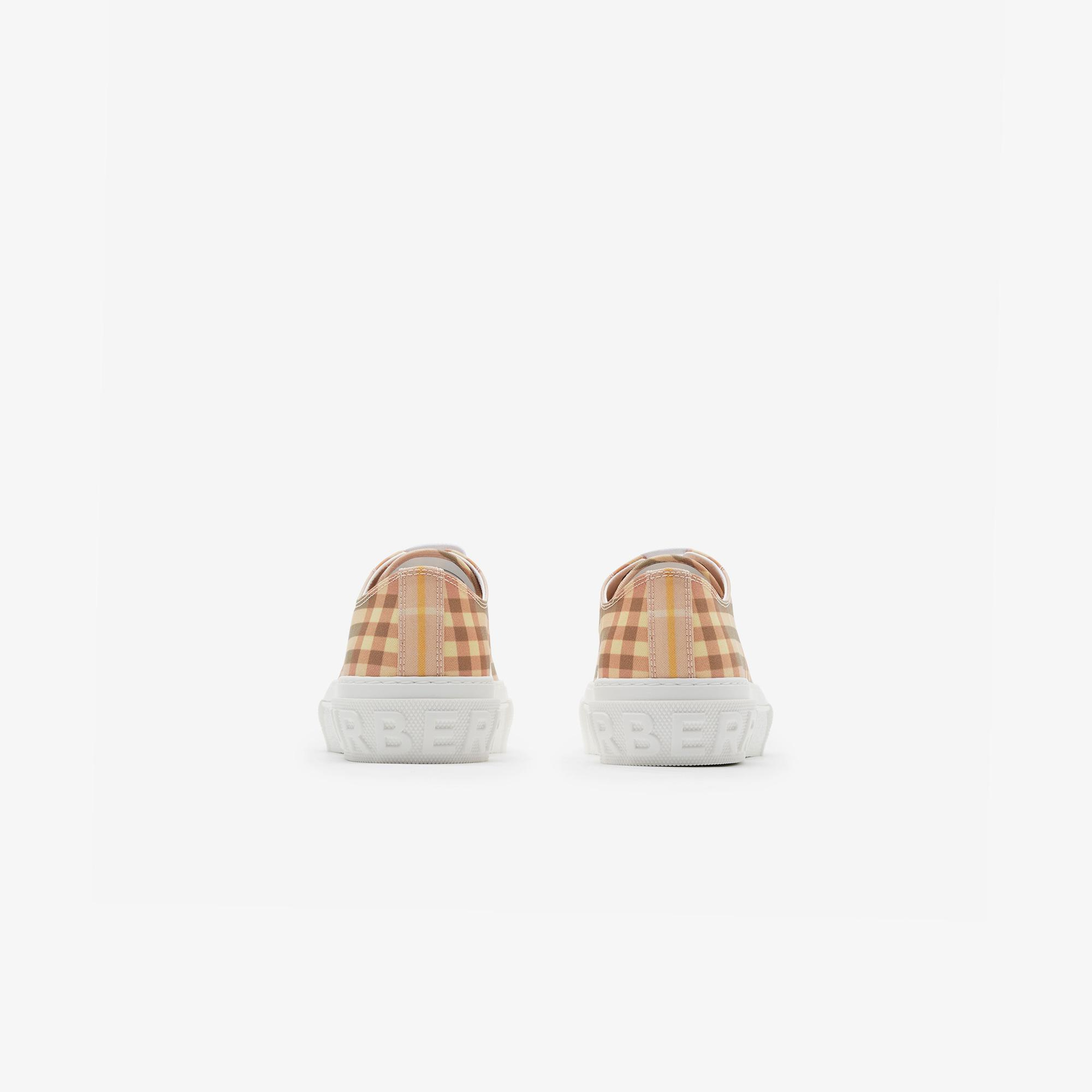 Burberry Tnr Jack L Low Kadın Krem Sneaker