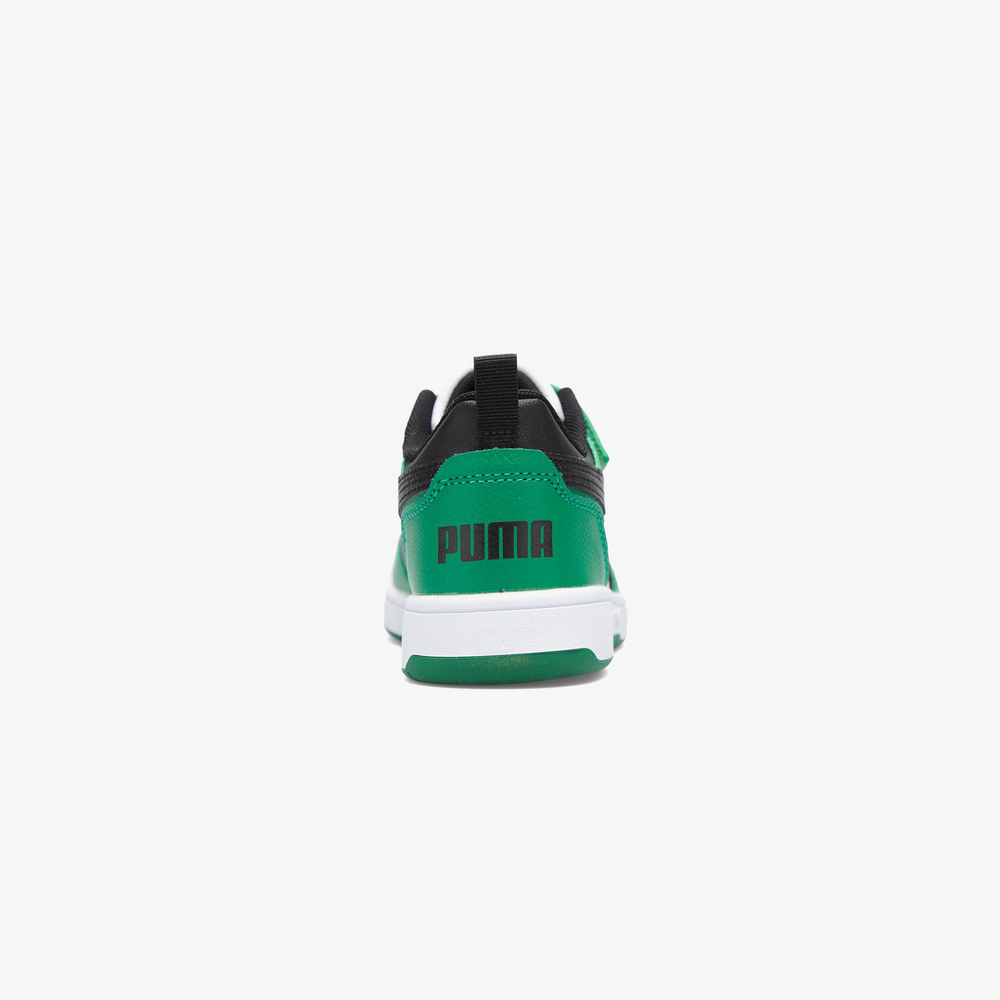 Puma Rebound V6 Low Çocuk Beyaz Spor Ayakkabı