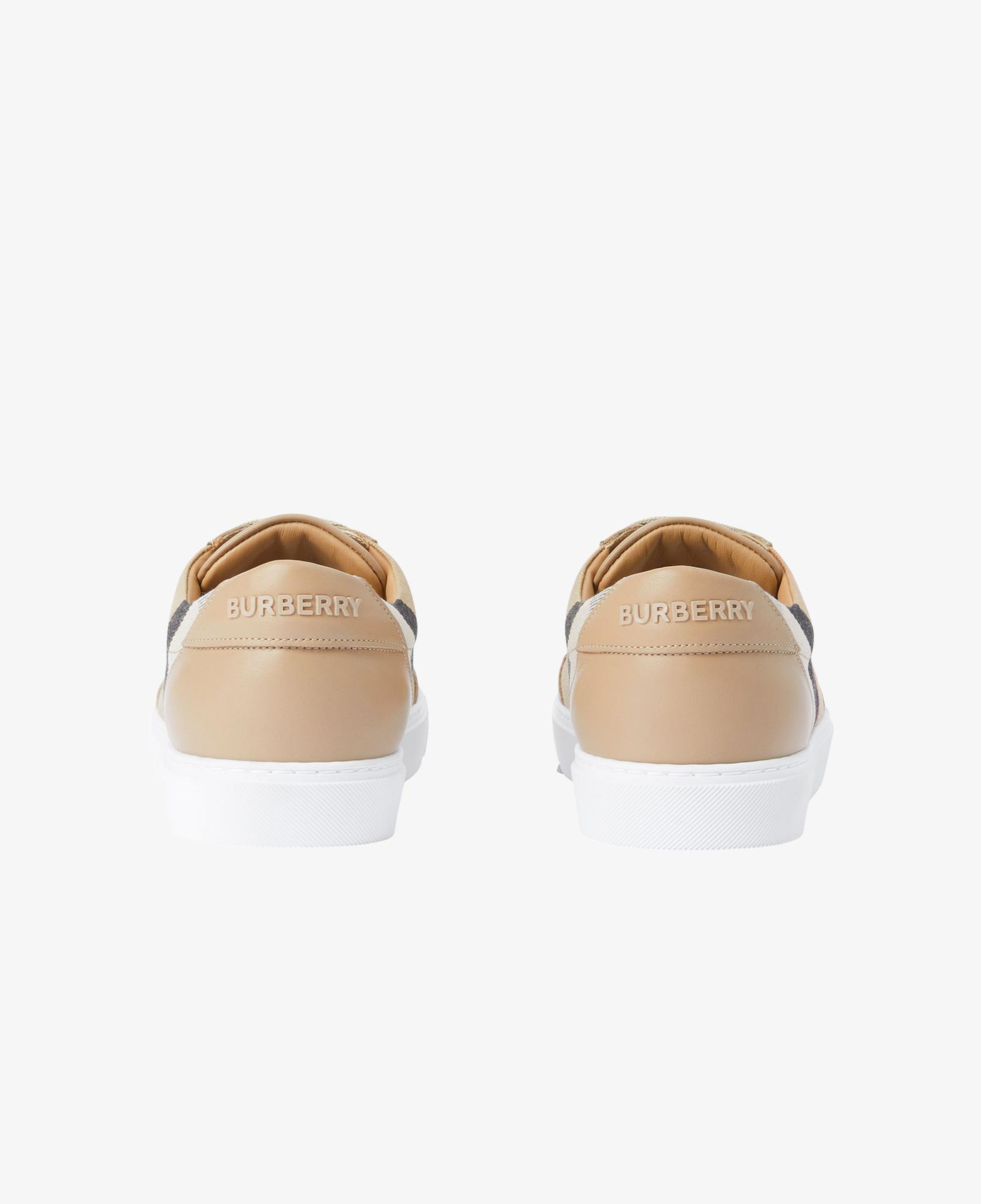 Burberry New Salmond House And Leather Kadın Bej Sneaker