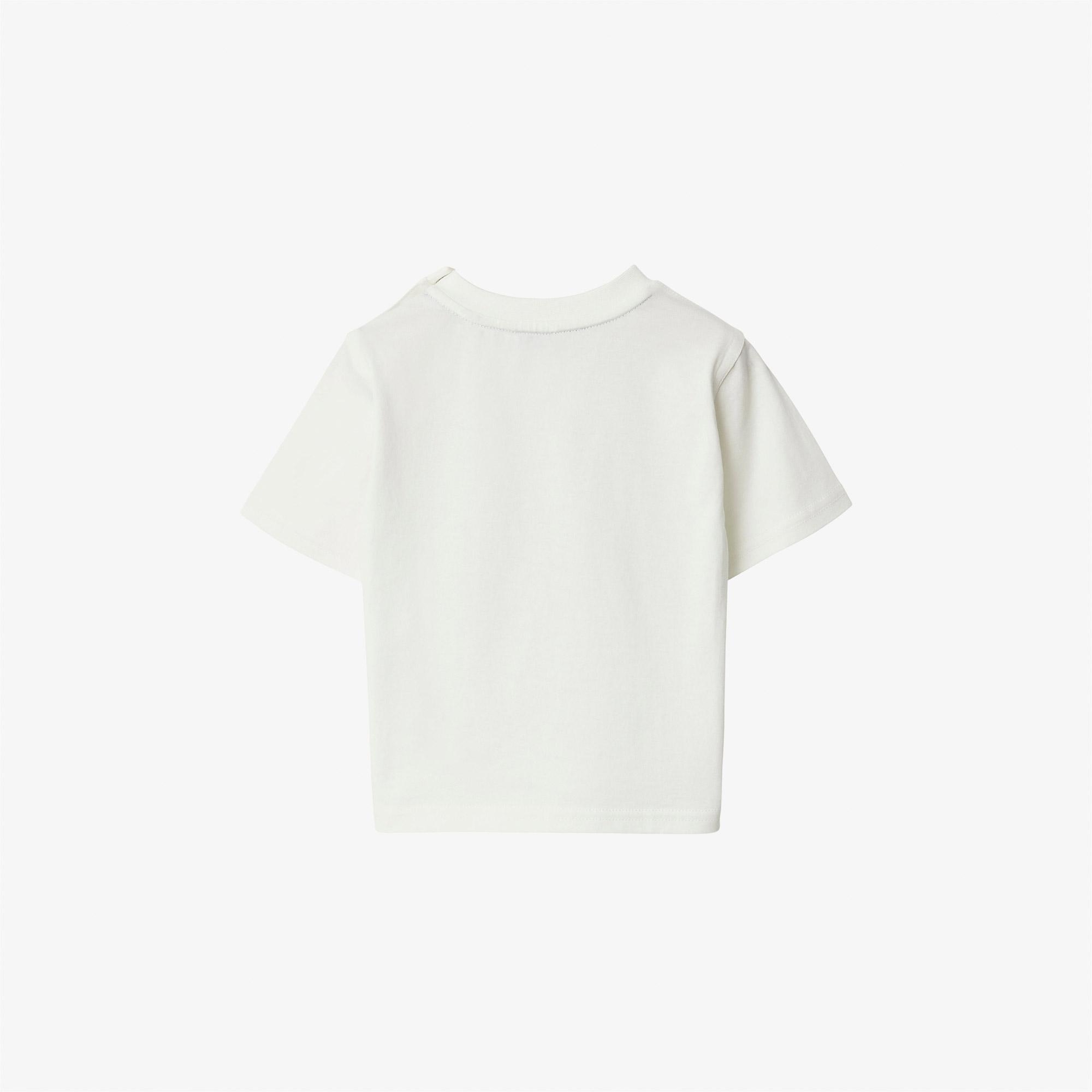 Burberry Çocuk Beyaz T-Shirt