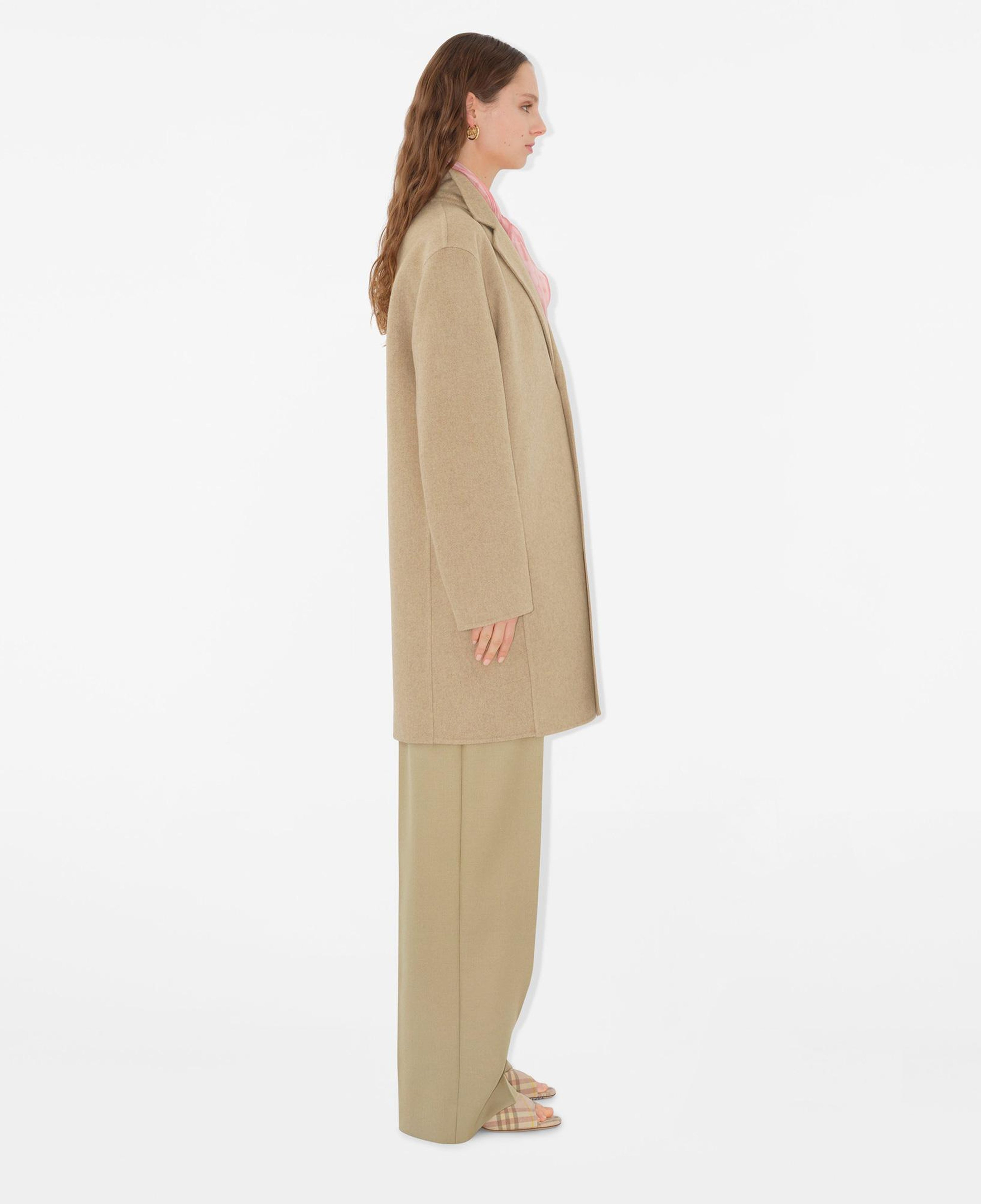 Burberry Giu Cashmere Kadın Bej Palto