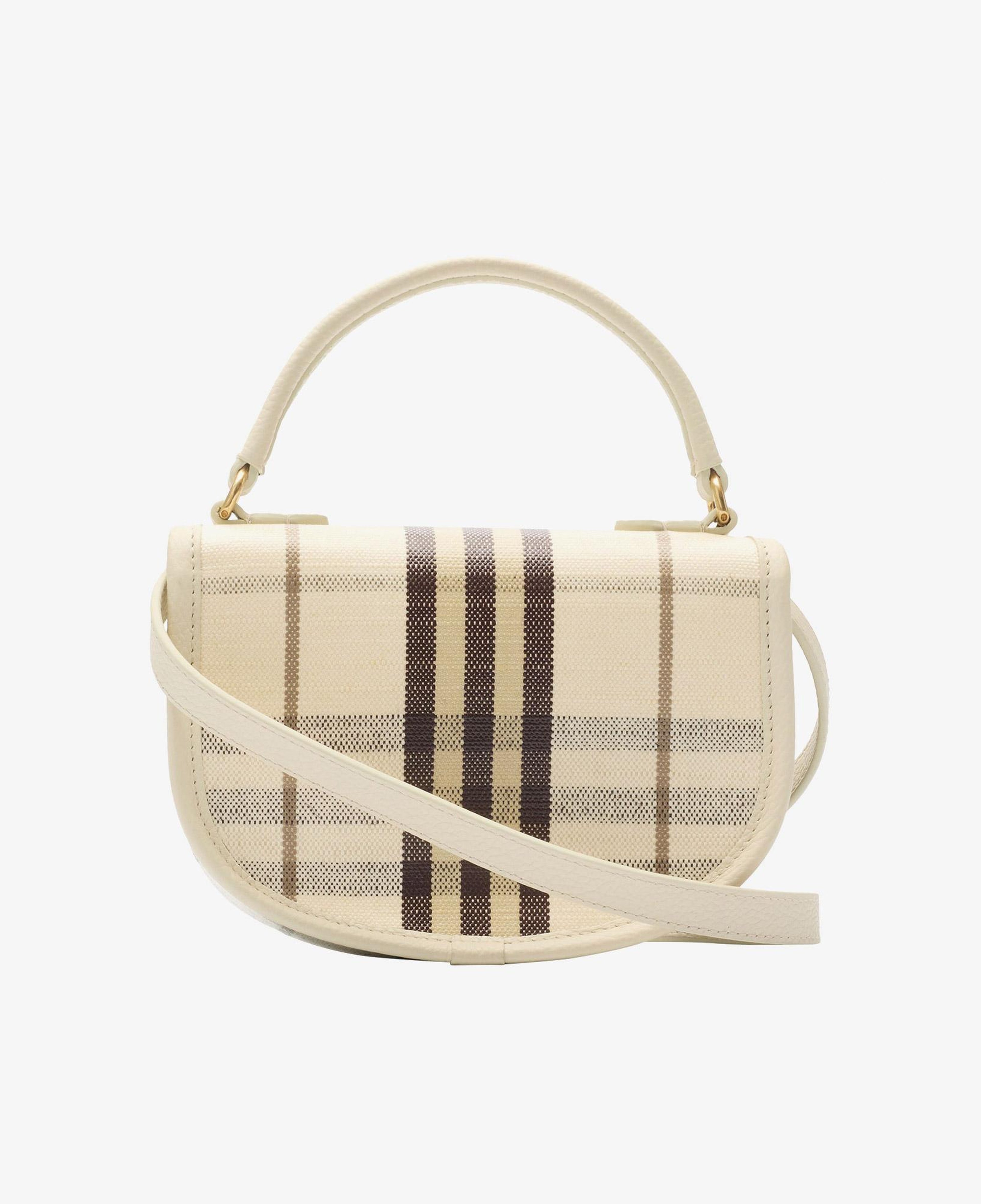 Burberry Highlands Kadın Bej Keten Omuz Çantası