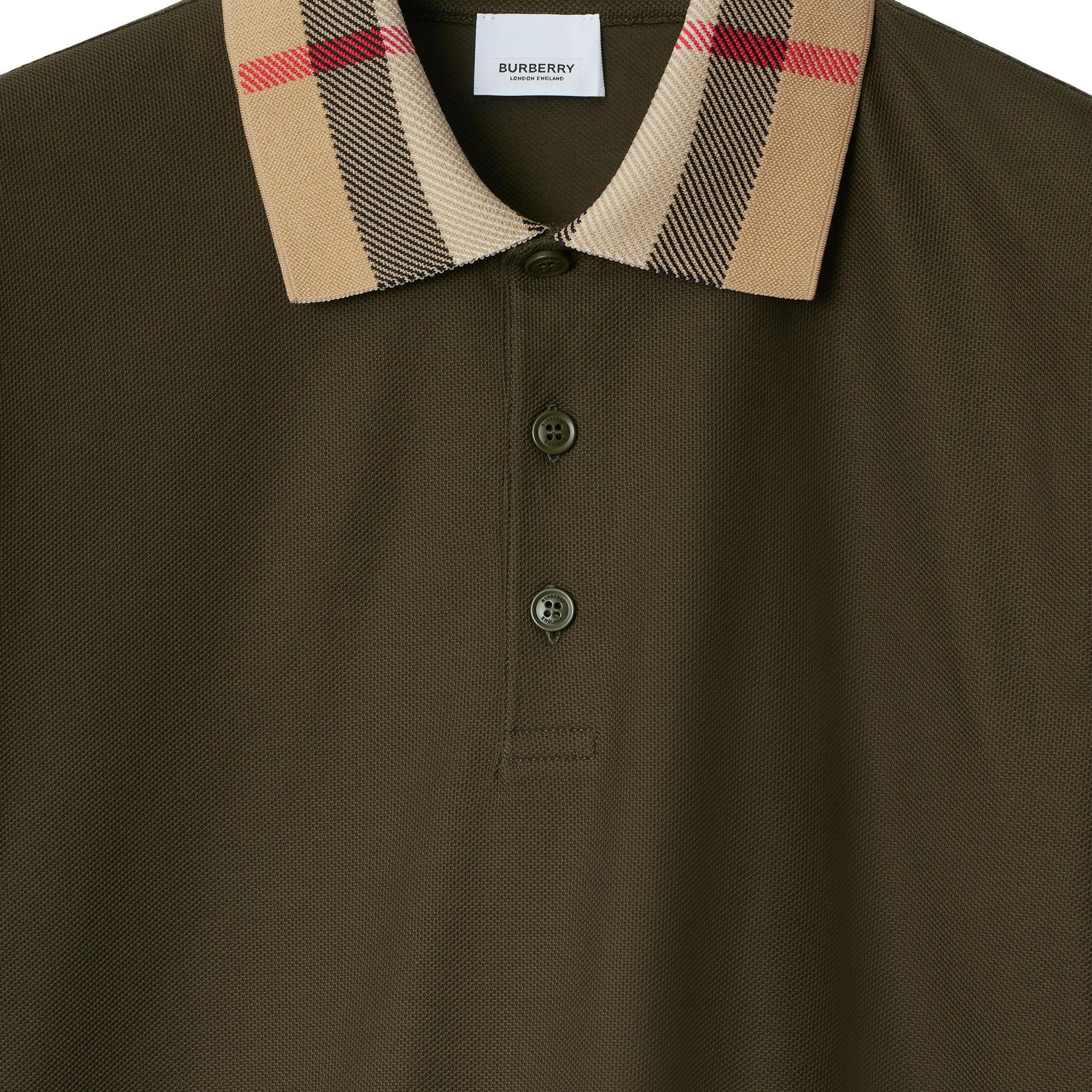 Burberry Pamuklu Erkek Haki Polo