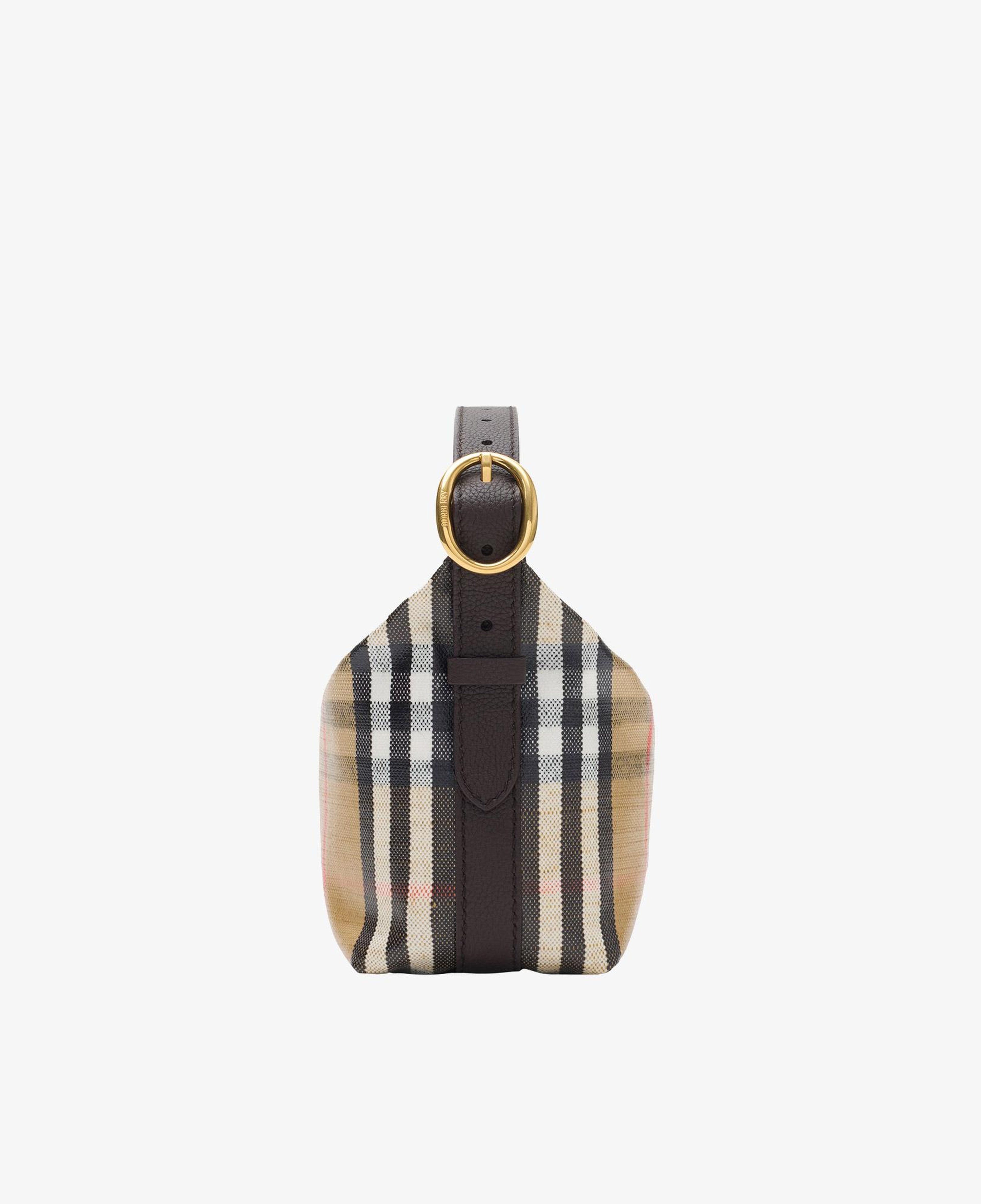 Burberry Highlands Duffle Kadın Bej Keten Omuz Çantası