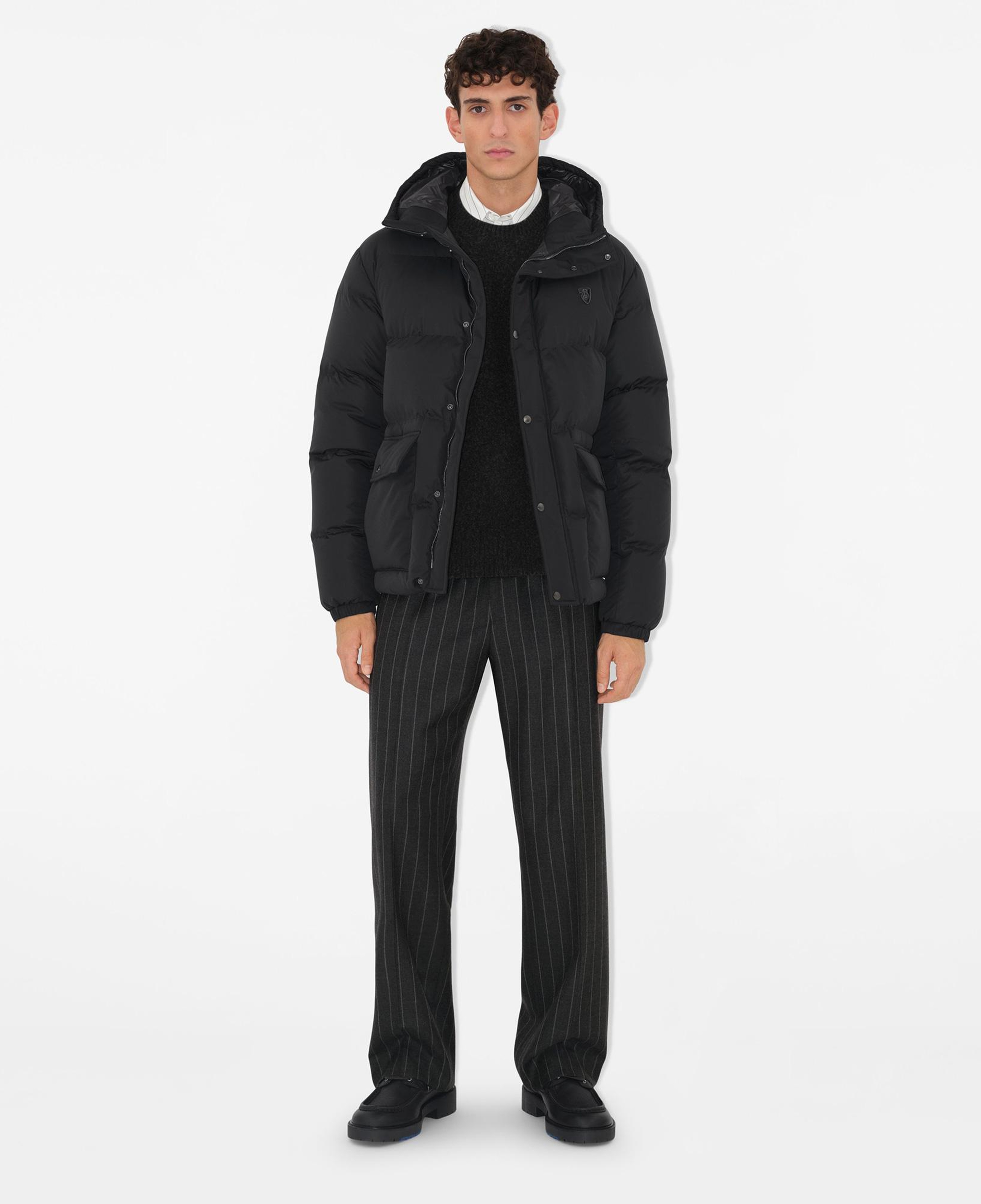Burberry Tec Puffer Erkek Siyah Mont