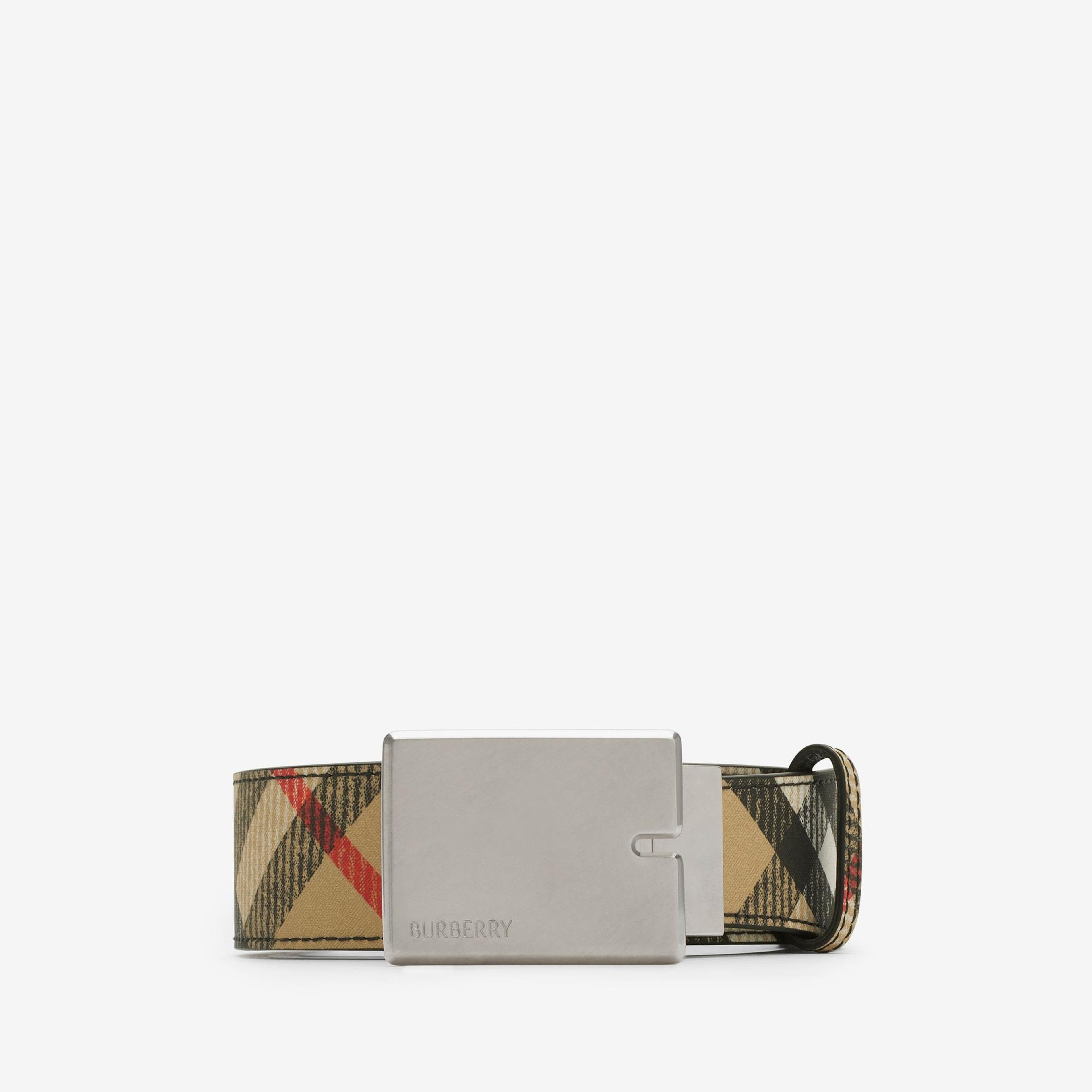 Burberry 35 Rvin Reversible Cut Erkek Bej Kemer