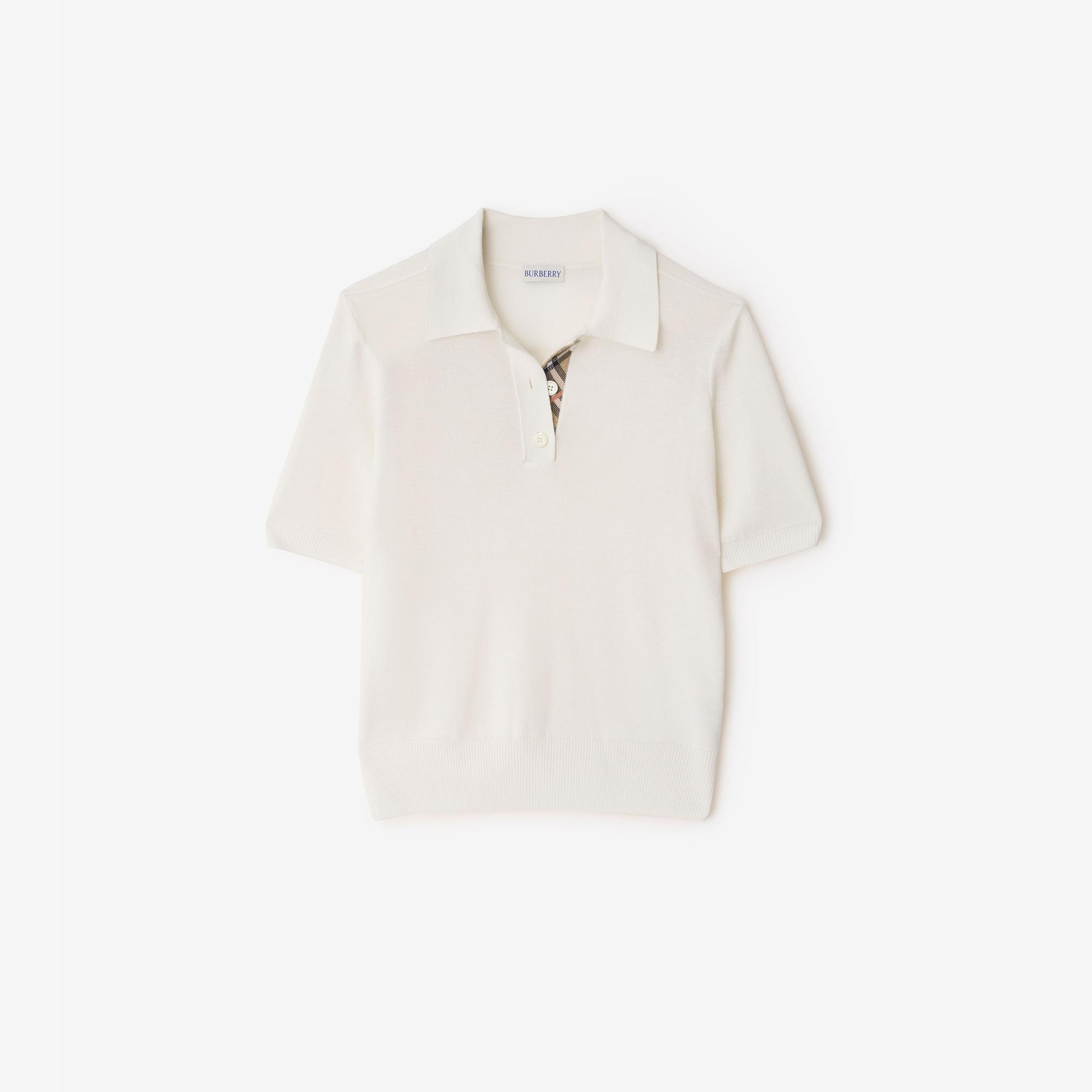 Burberry Wool Kadın Beyaz Triko