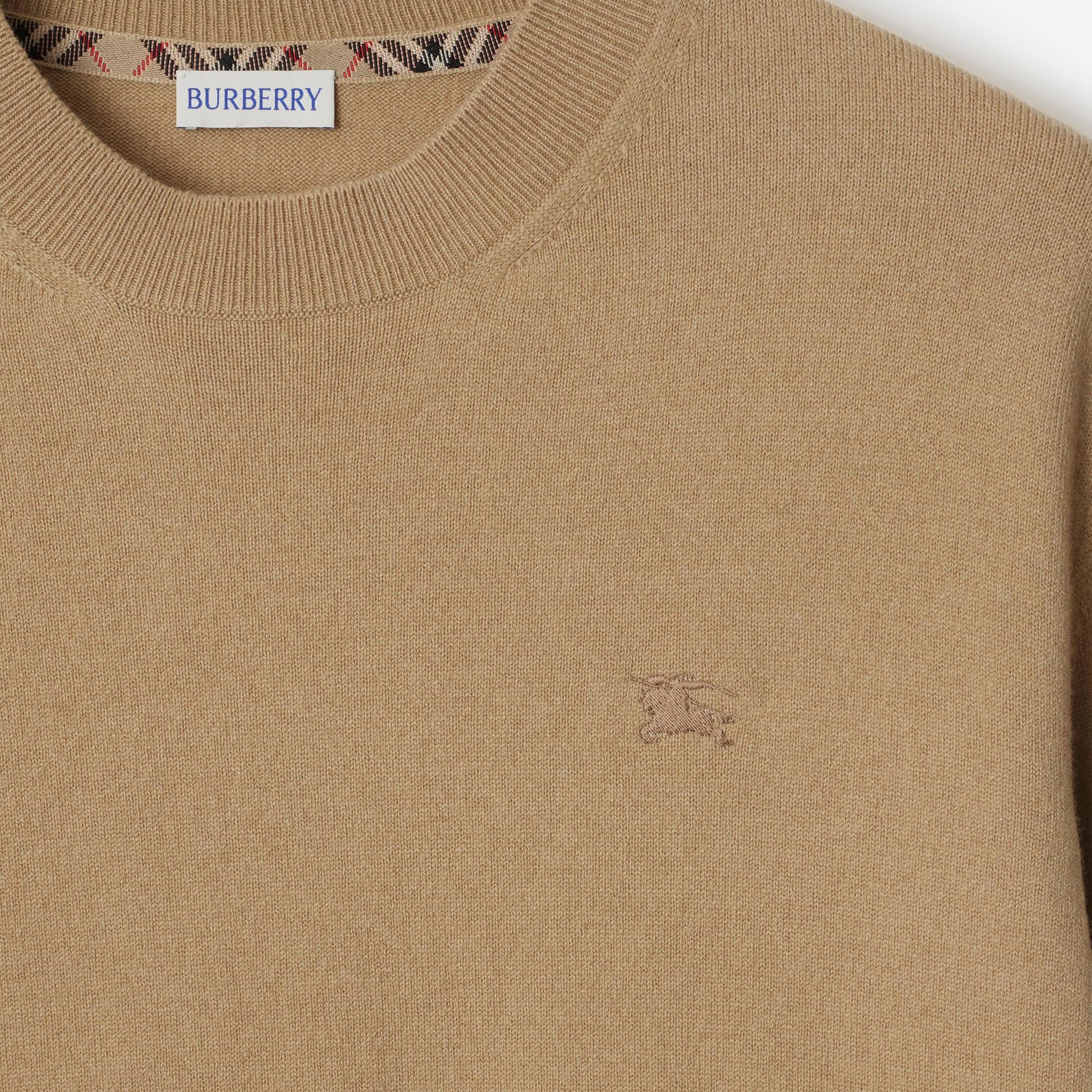 Burberry Cashmere Blend Erkek Bej Triko