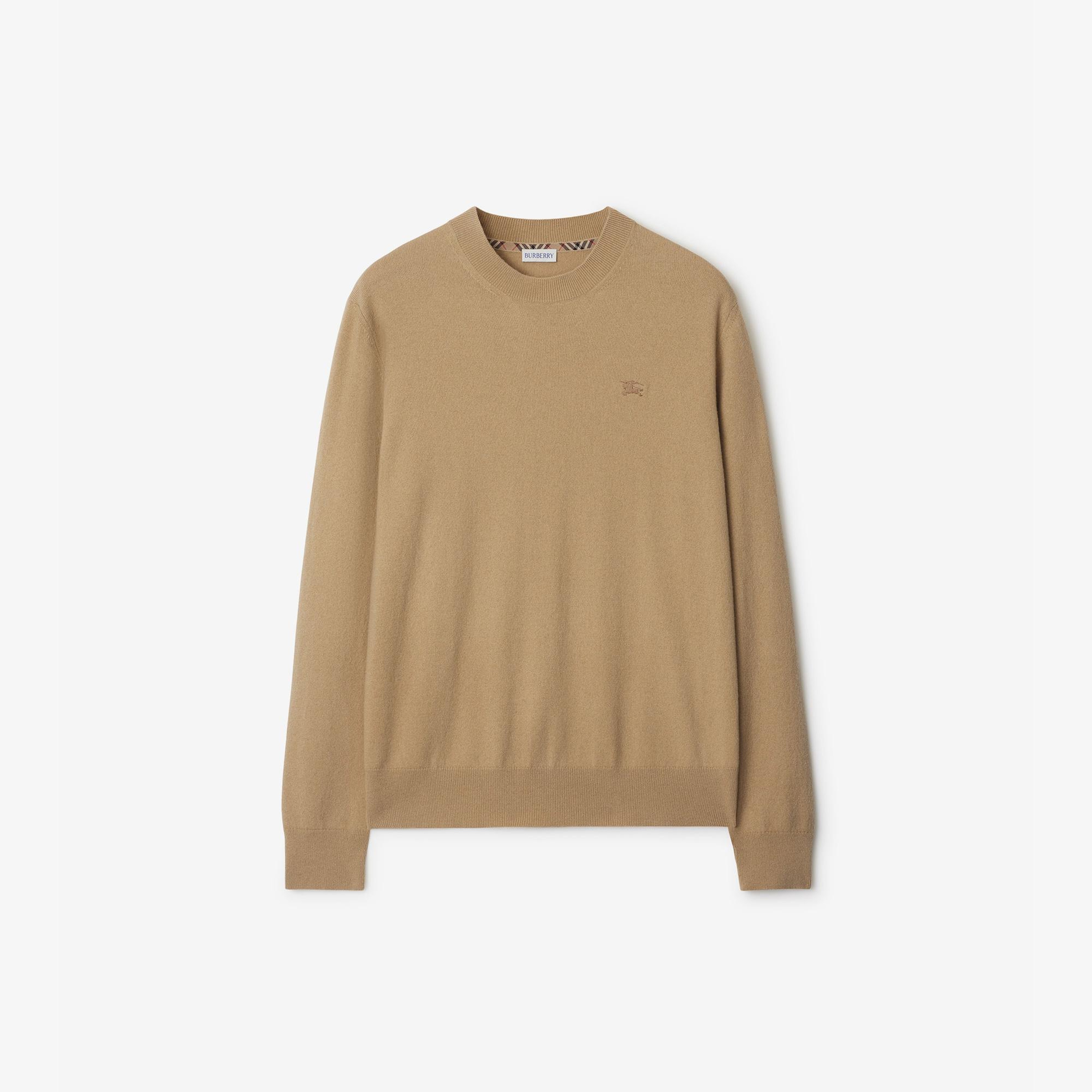 Burberry Cashmere Blend Erkek Bej Triko