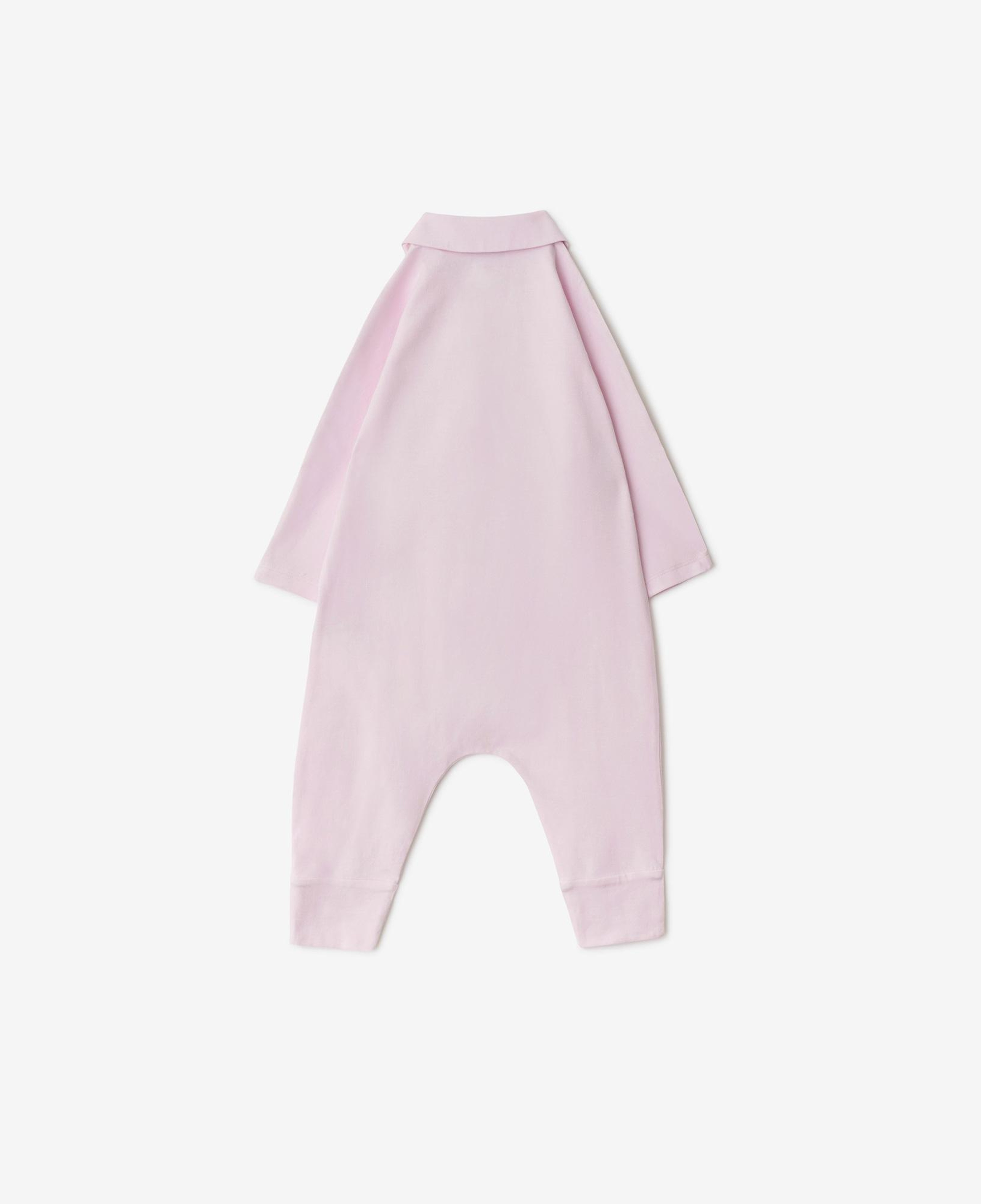 Burberry Hamilton Stretch Cotton Three-Piece Çocuk Pembe Bebek Takımı