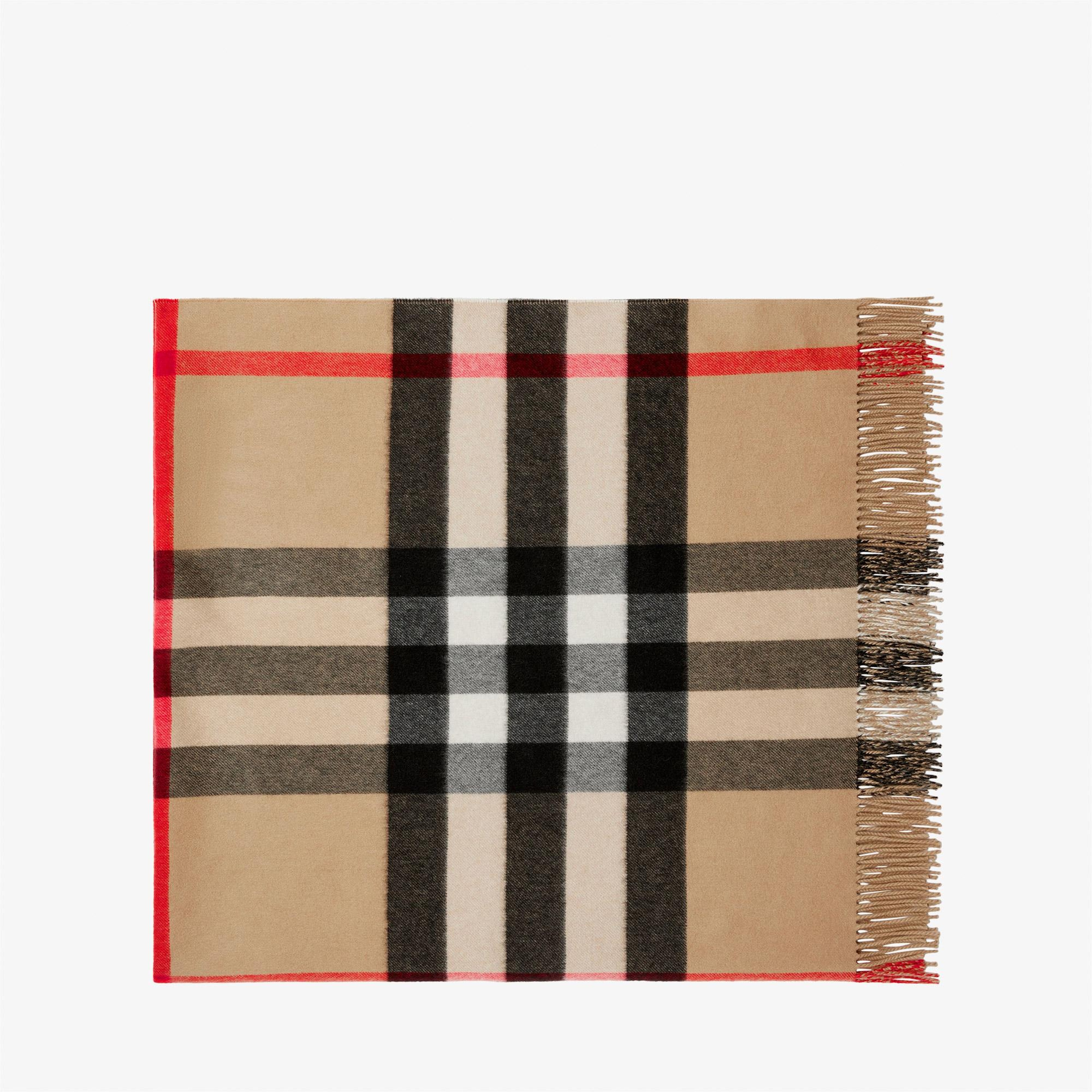 Burberry Kadın Bej Battaniye