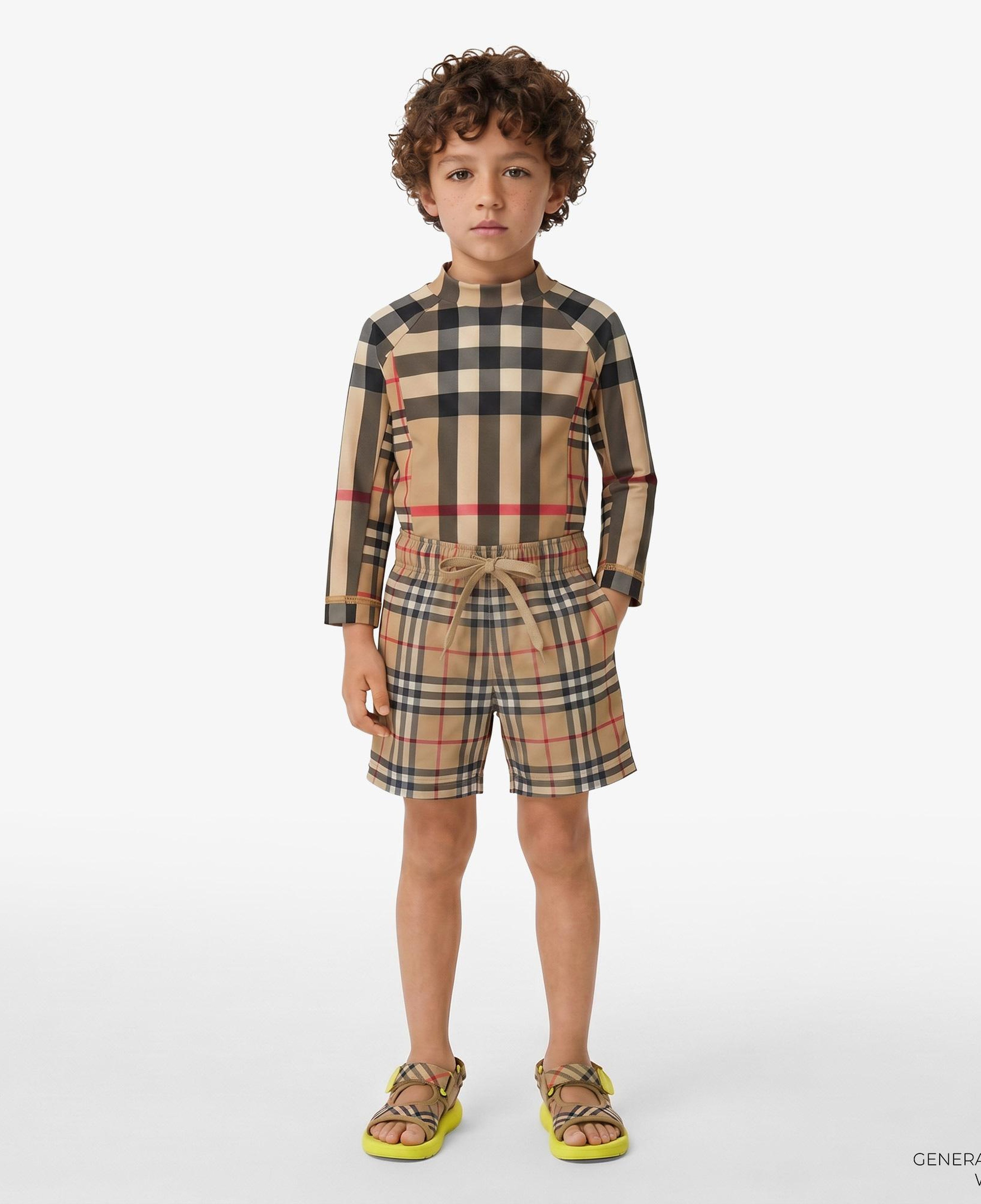 Burberry Malcolm Vintage Çocuk Bej Mayo