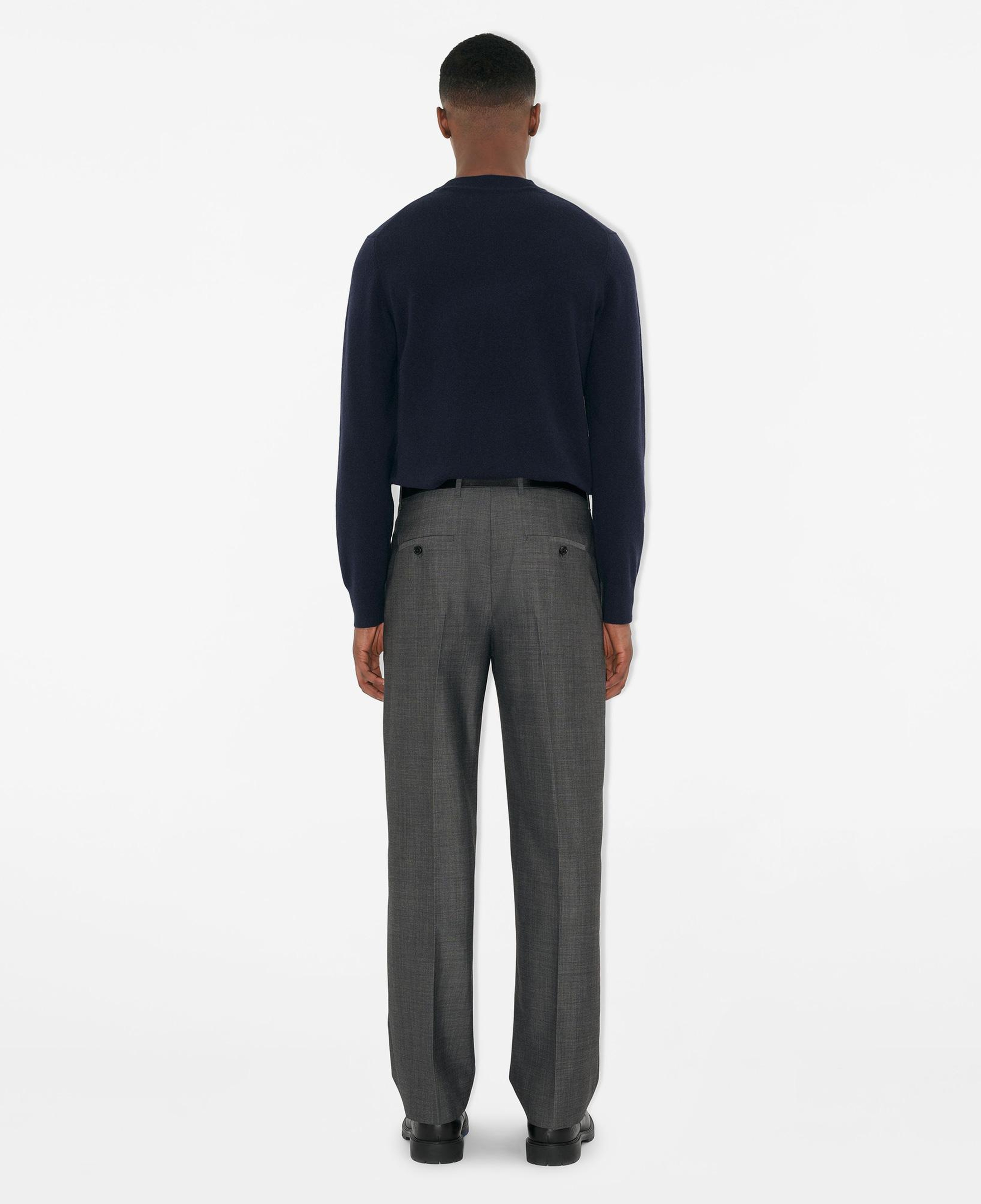 Burberry Cashmere Blend Erkek Lacivert Triko
