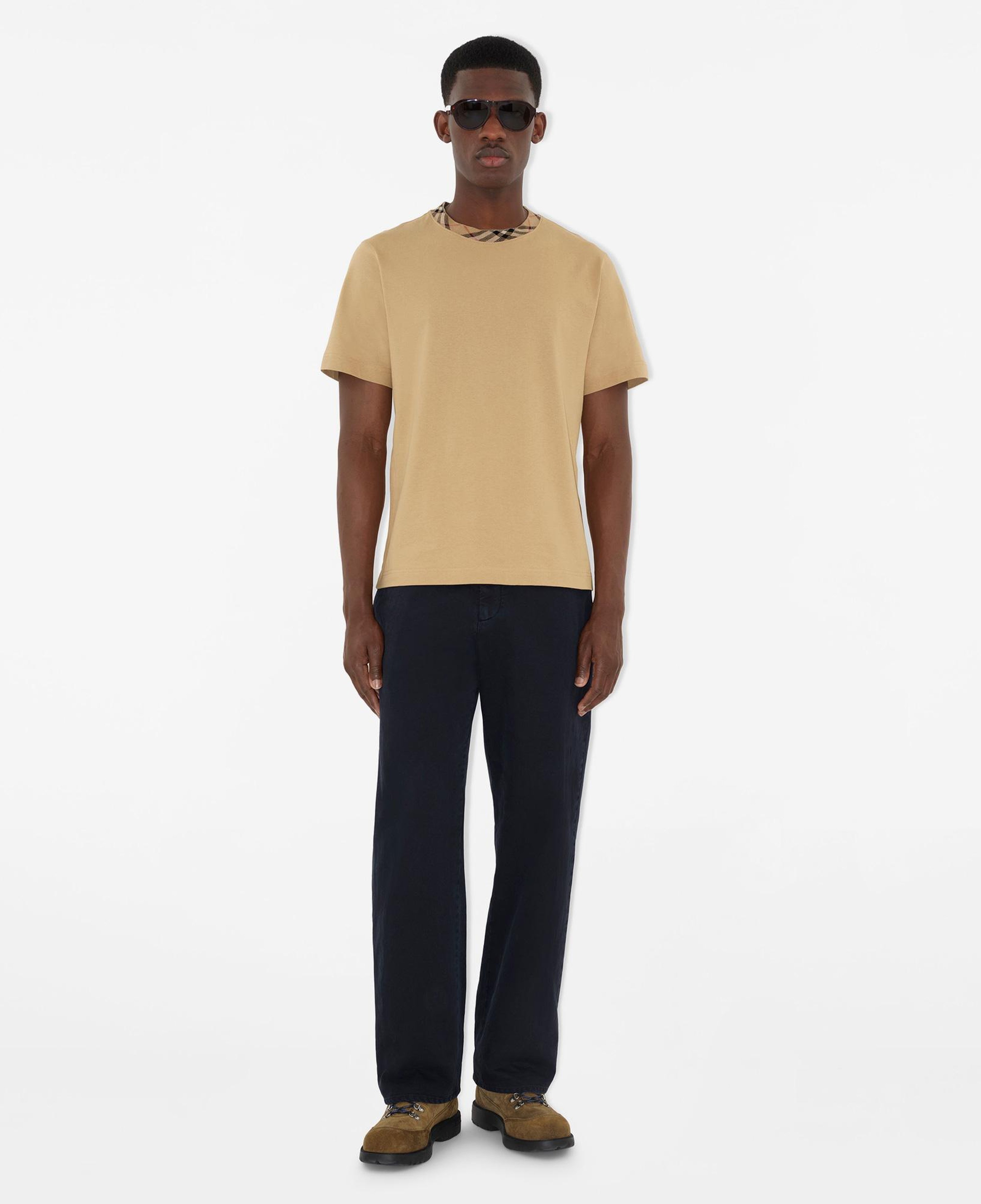Burberry Erkek Bej T-Shirt