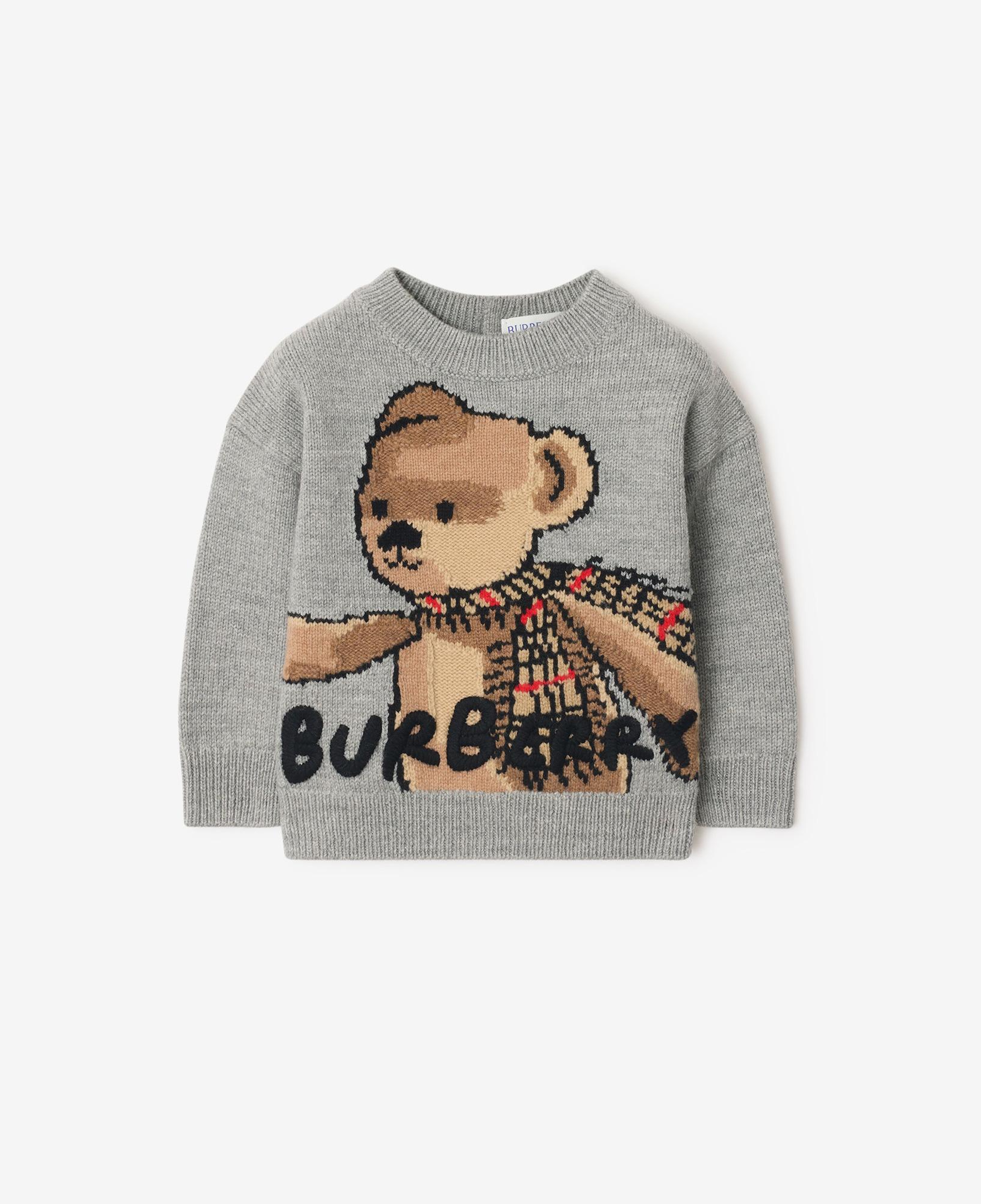 Burberry Çocuk Gri Yün Kazak