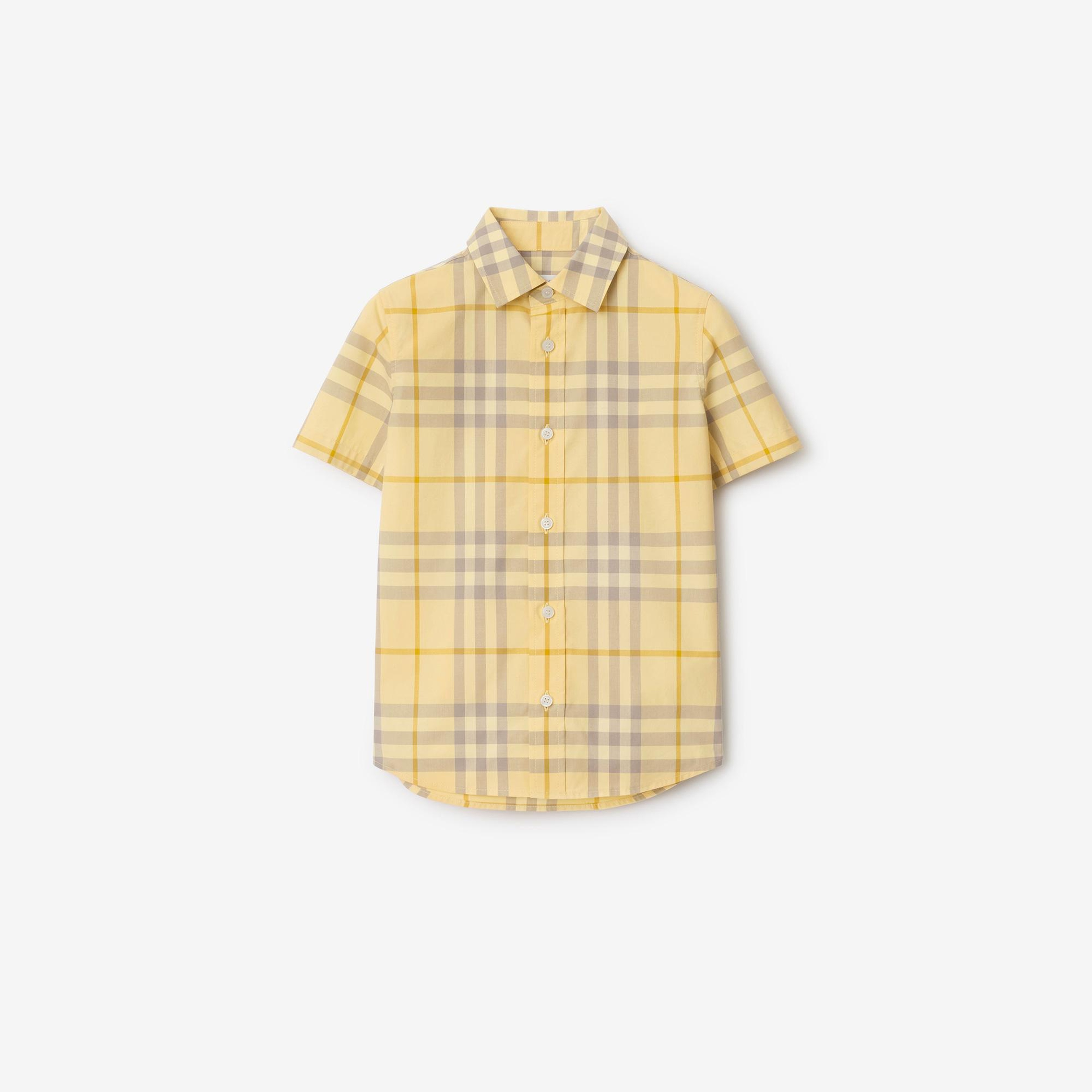 Burberry Çocuk Sarı Gömlek