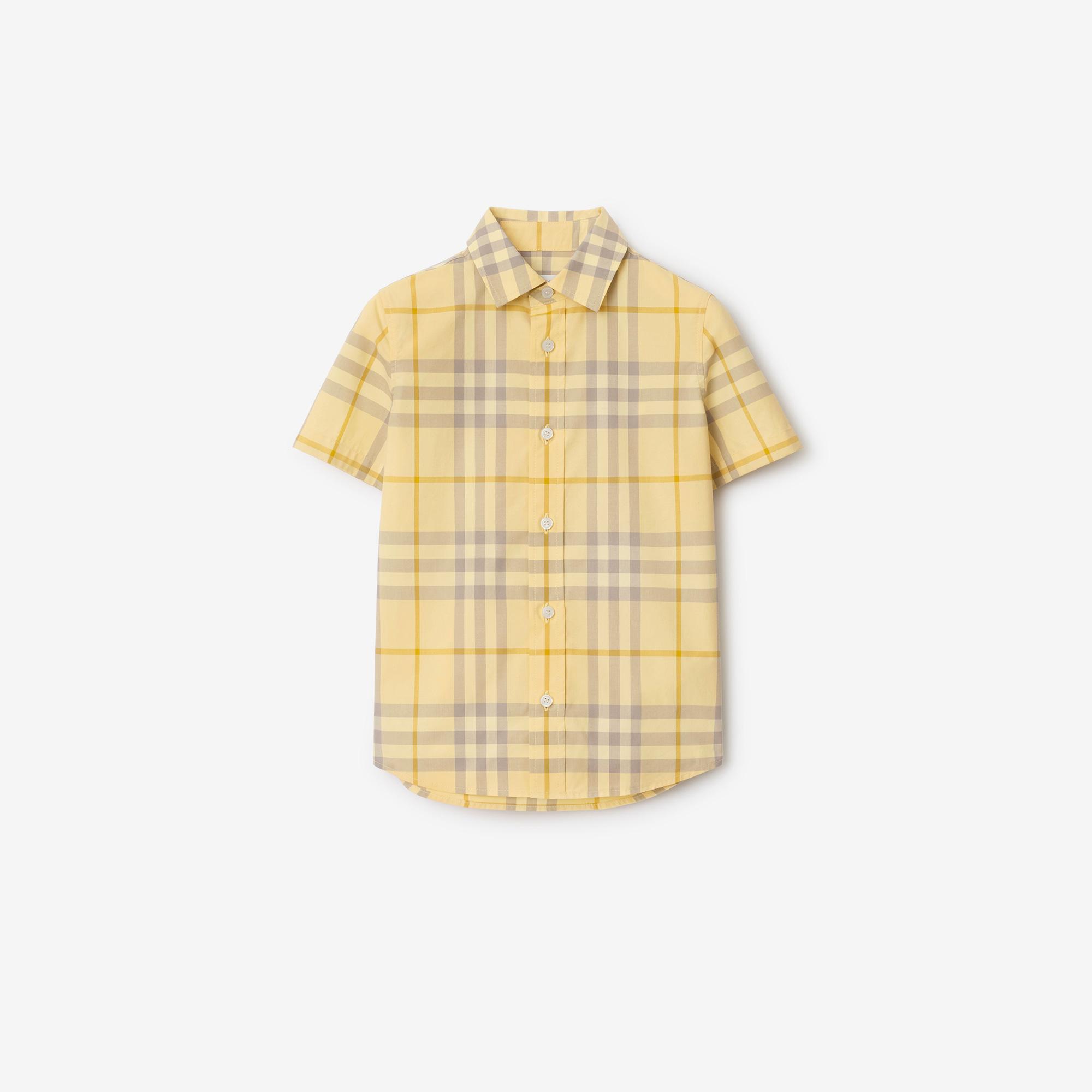 Burberry Çocuk Sarı Gömlek