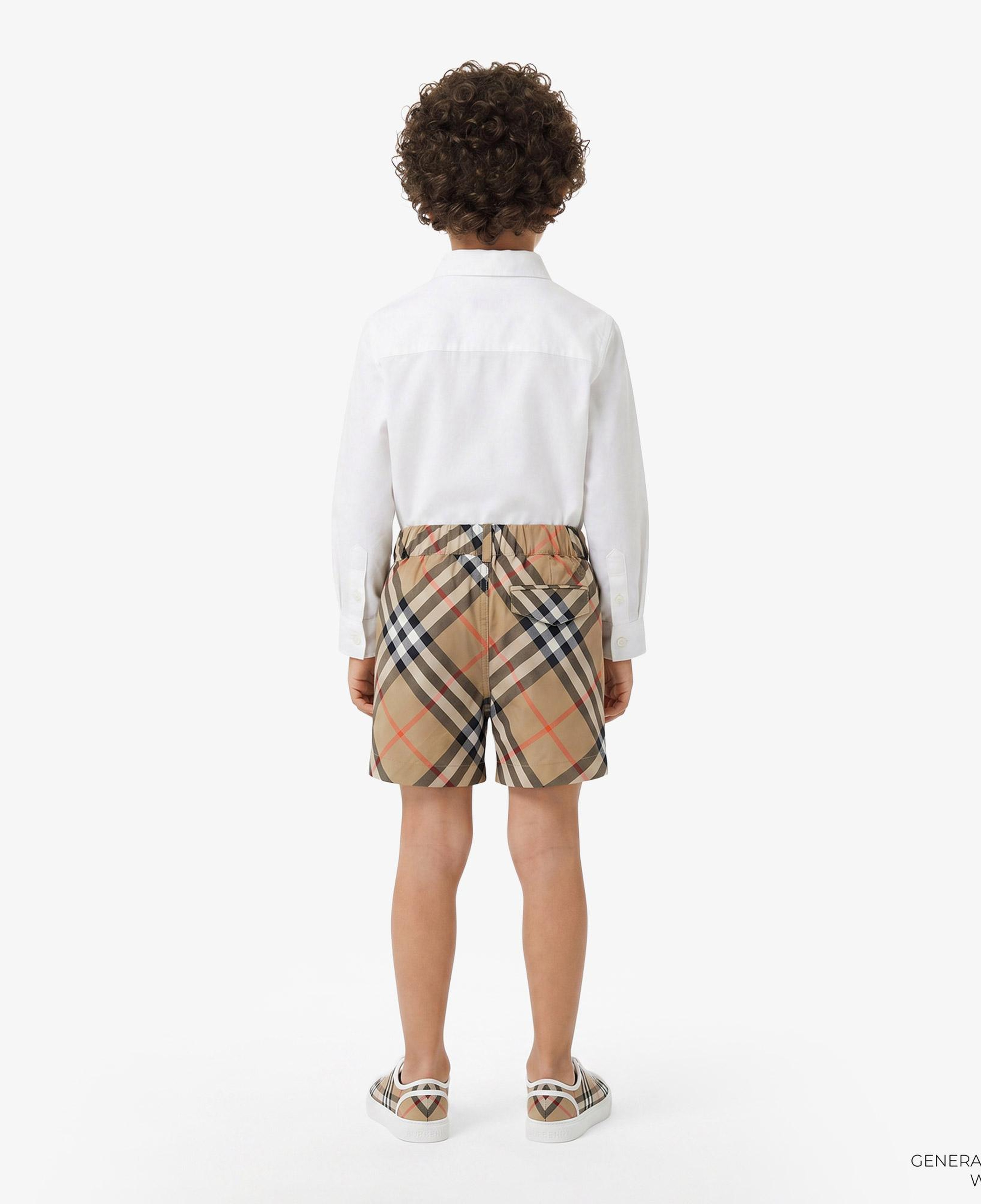 Burberry Check Pamuk Çocuk Bej Şort