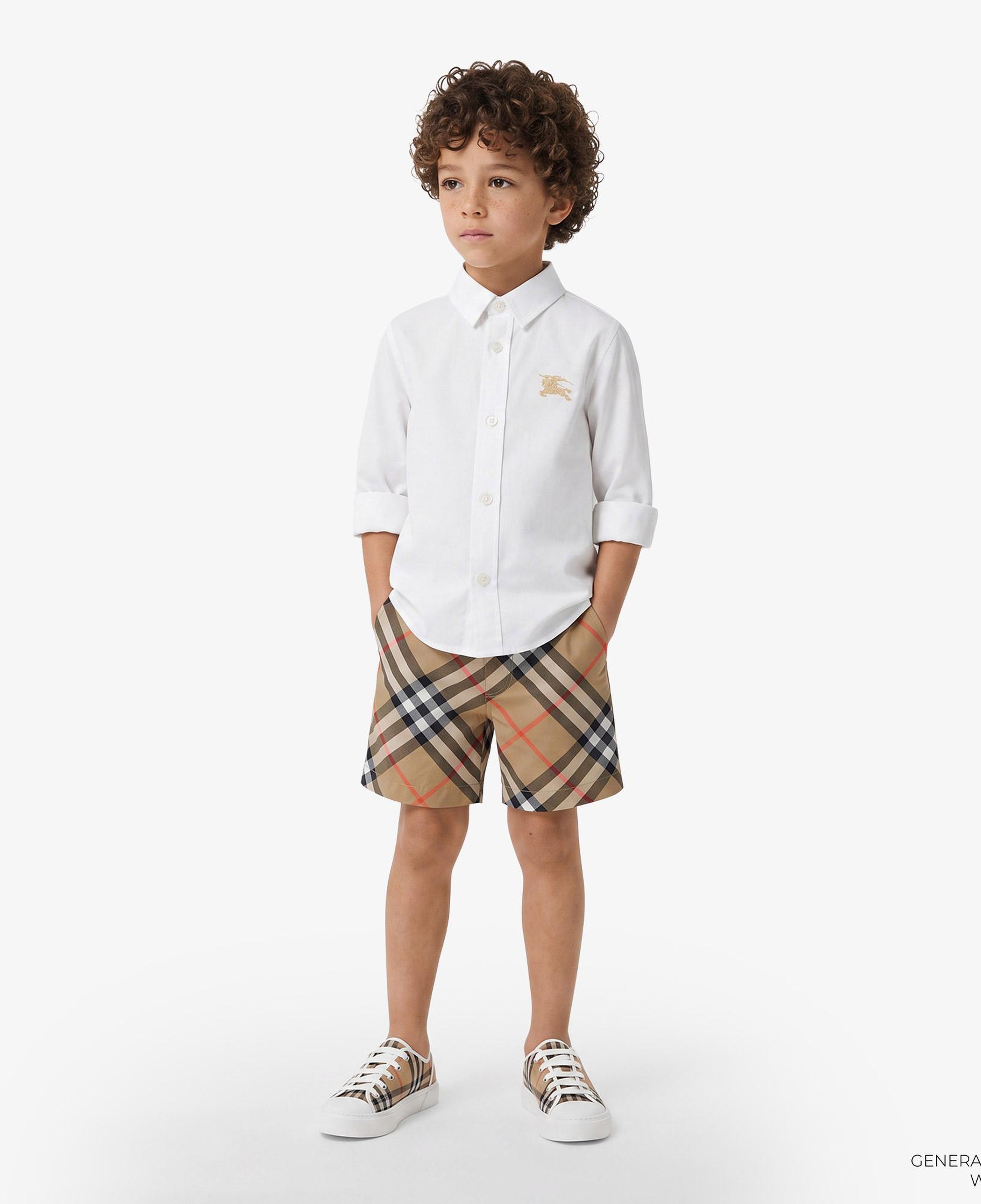 Burberry Check Pamuk Çocuk Bej Şort