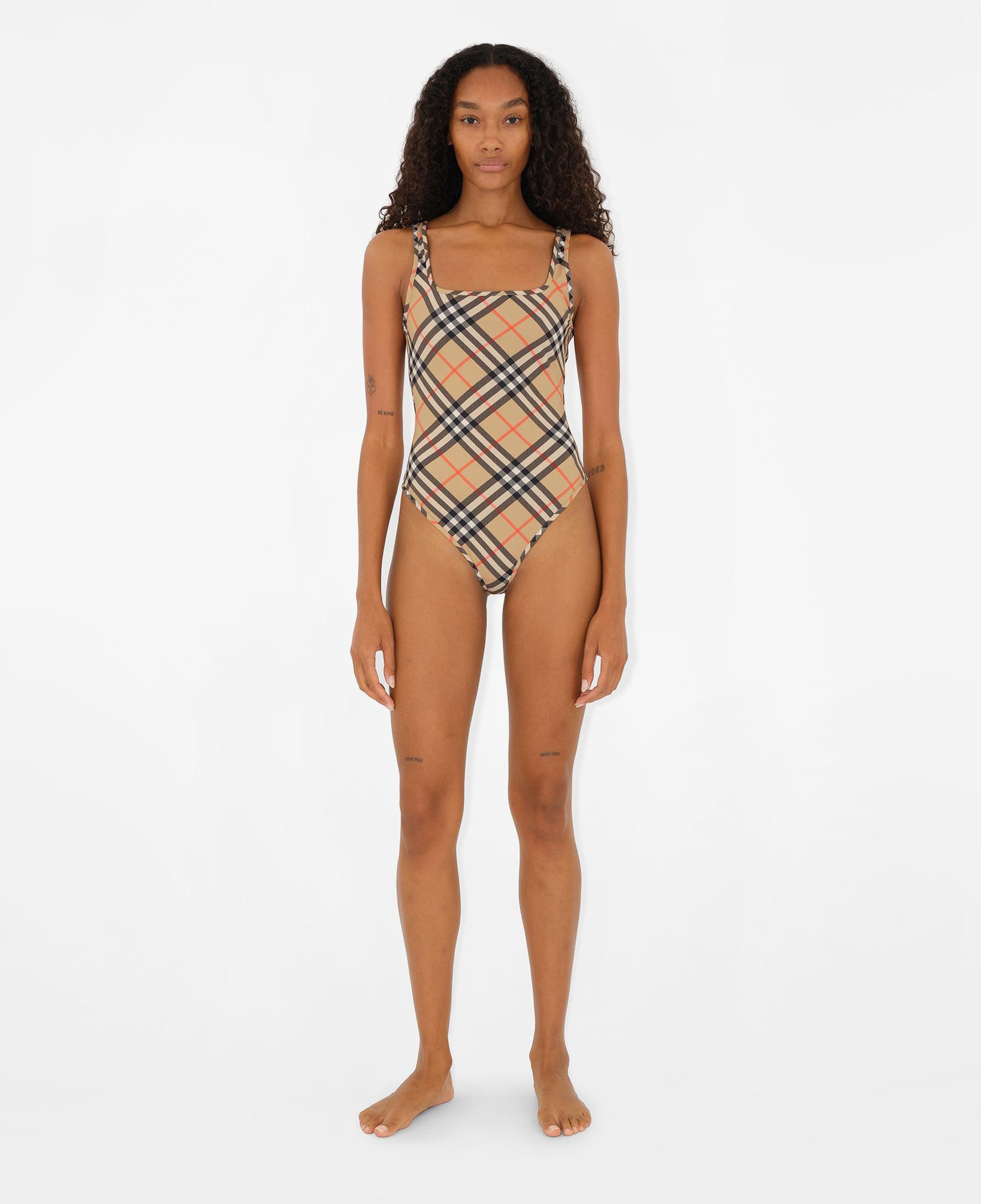 Burberry Check Kadın Bej Mayo